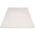 carpet city hoogpolig vloerkleed topia400 bijzonder zacht door polyester, unikleurig, ideaal voor woonkamer  slaapkamer wit