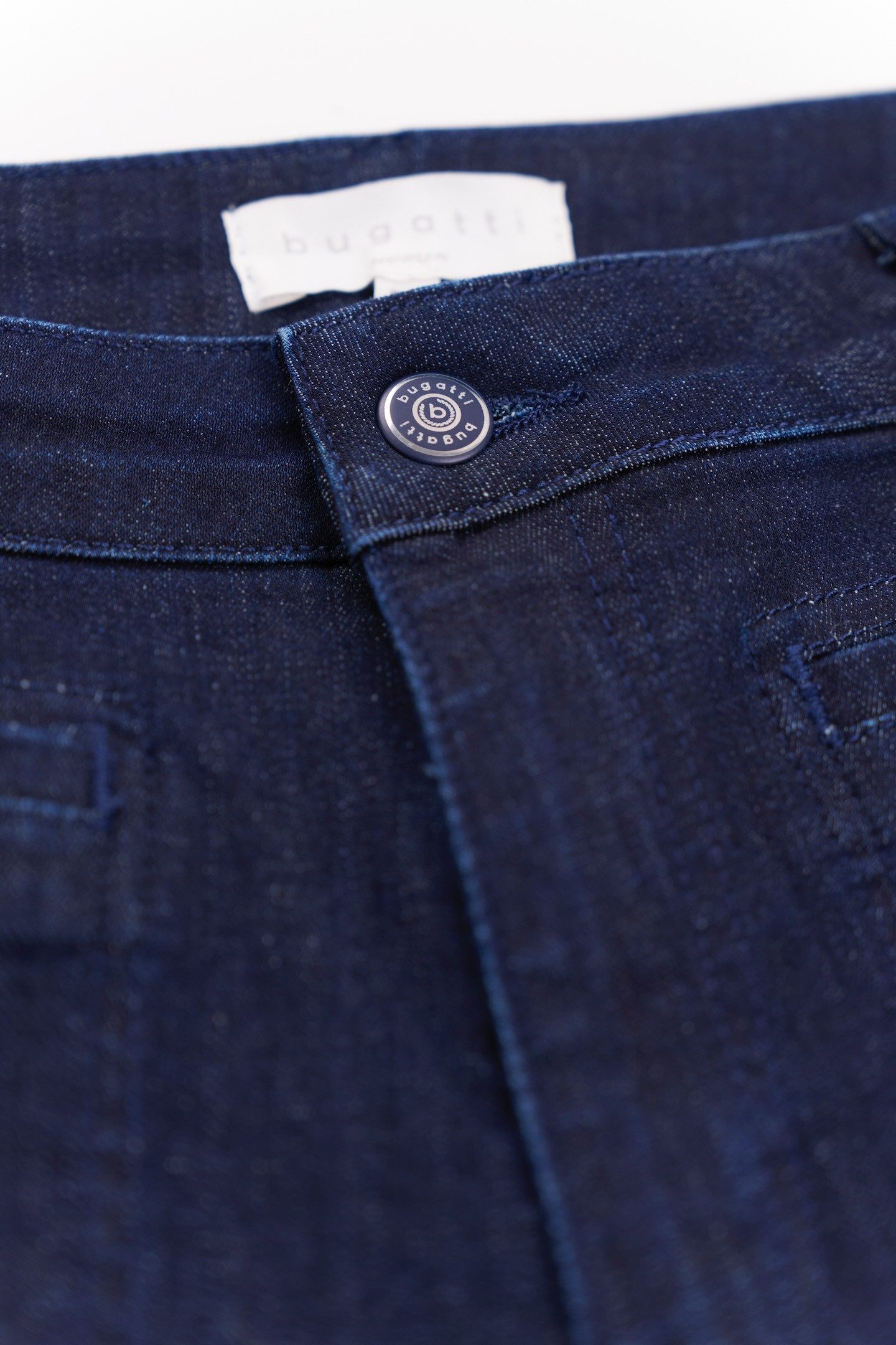 Bugatti 5-pocket jeans met persplooien