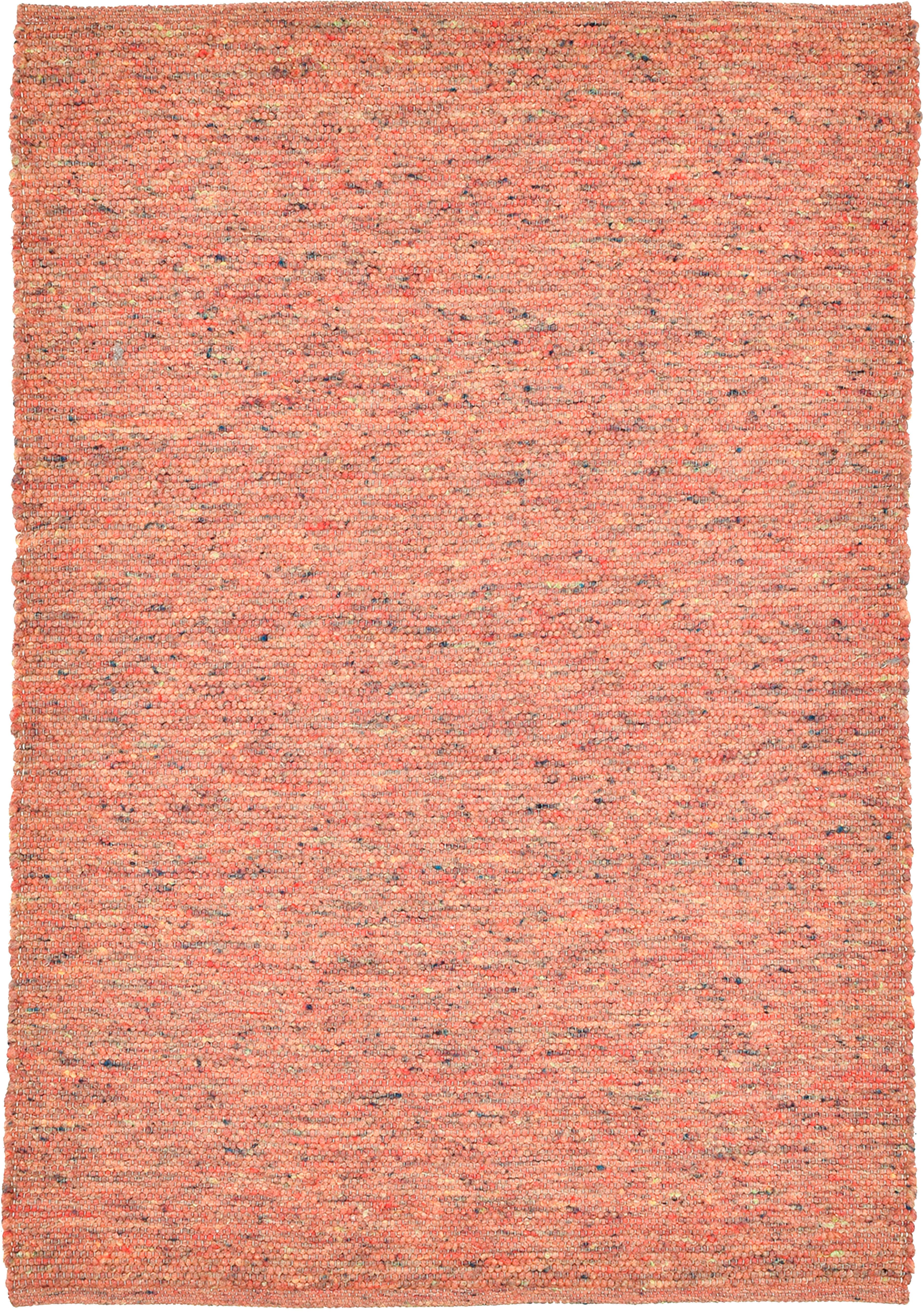 THEKO Wollen kleed Plezier in de bergweide Handgeweven tapijt, 100% wol, gemeleerd, handgeweven, omkeerbaar tapijt wollen vloerkleden maat 90 cm x