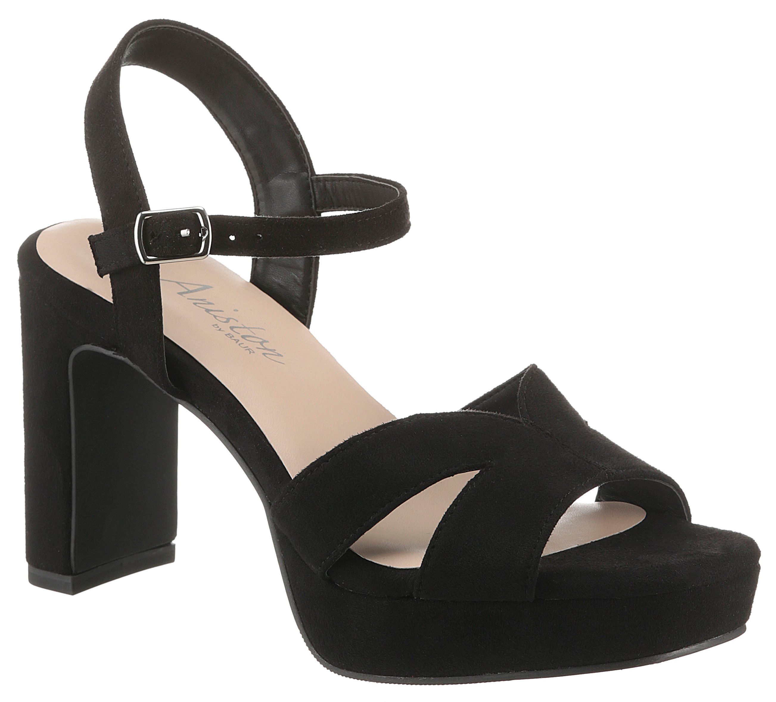 Aniston SHOES Highheel sandaaltjes , zomerschoen, avond sandaal, sleehak - nieuwe collectie