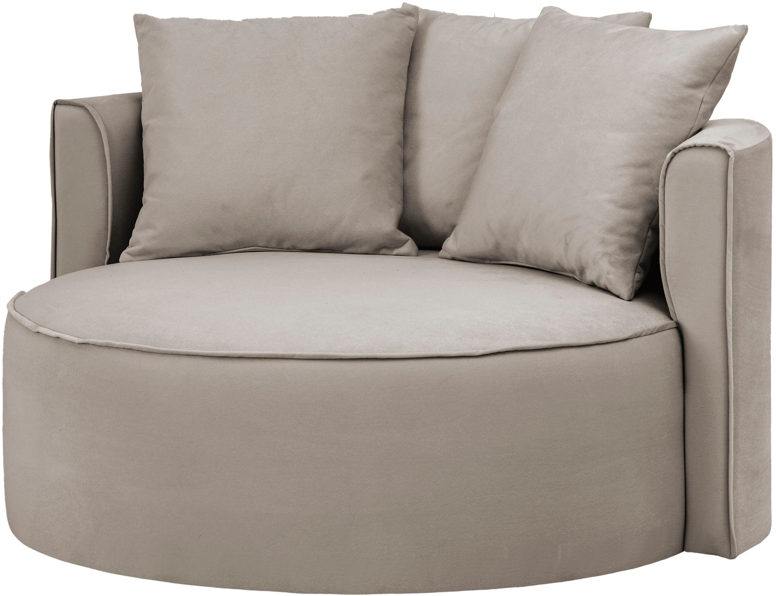 LeGer Home by Lena Gercke XXL-fauteuil Isalie, stoel in moderne kleuren, leesstoel, loveseat, grote stoel