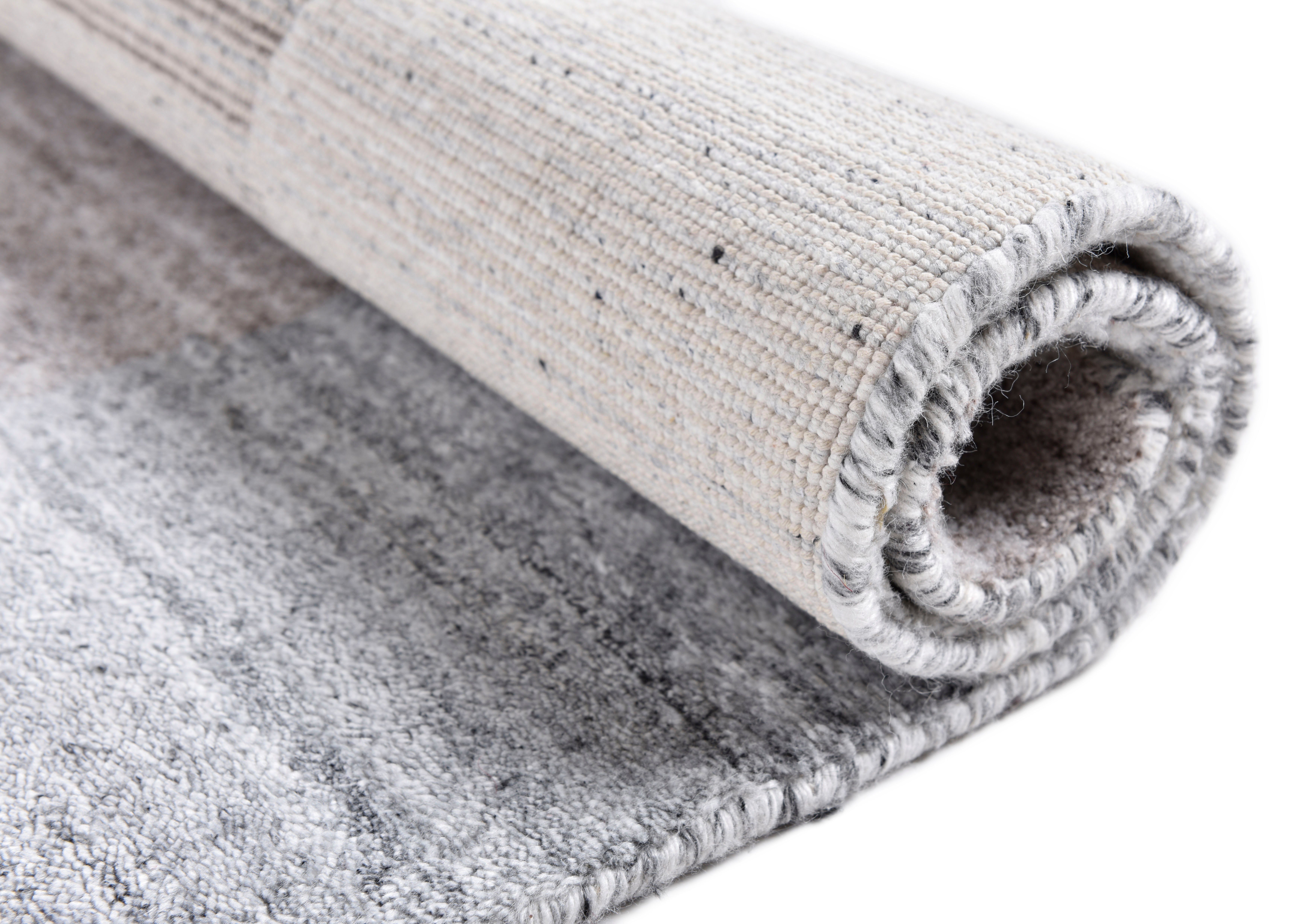 THEKO Vloerkleed MONTANA LUXURY 928-15 Handgeweven vloerkleed, zijde-look, lichte glans, 100% viscose, met de hand geweven