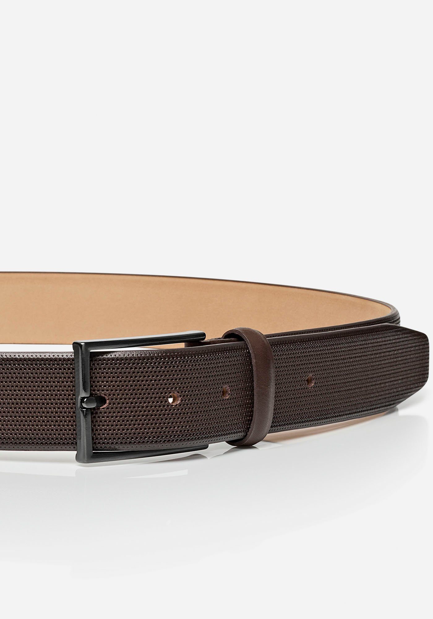 MONTI Leren riem Paris 3,5 cm breed, edel leer, klassiek-business, inkortbaar