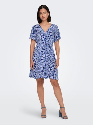 Only Mini-jurk ONLEVIDA S/S SHORT DRESS WVN NOOS