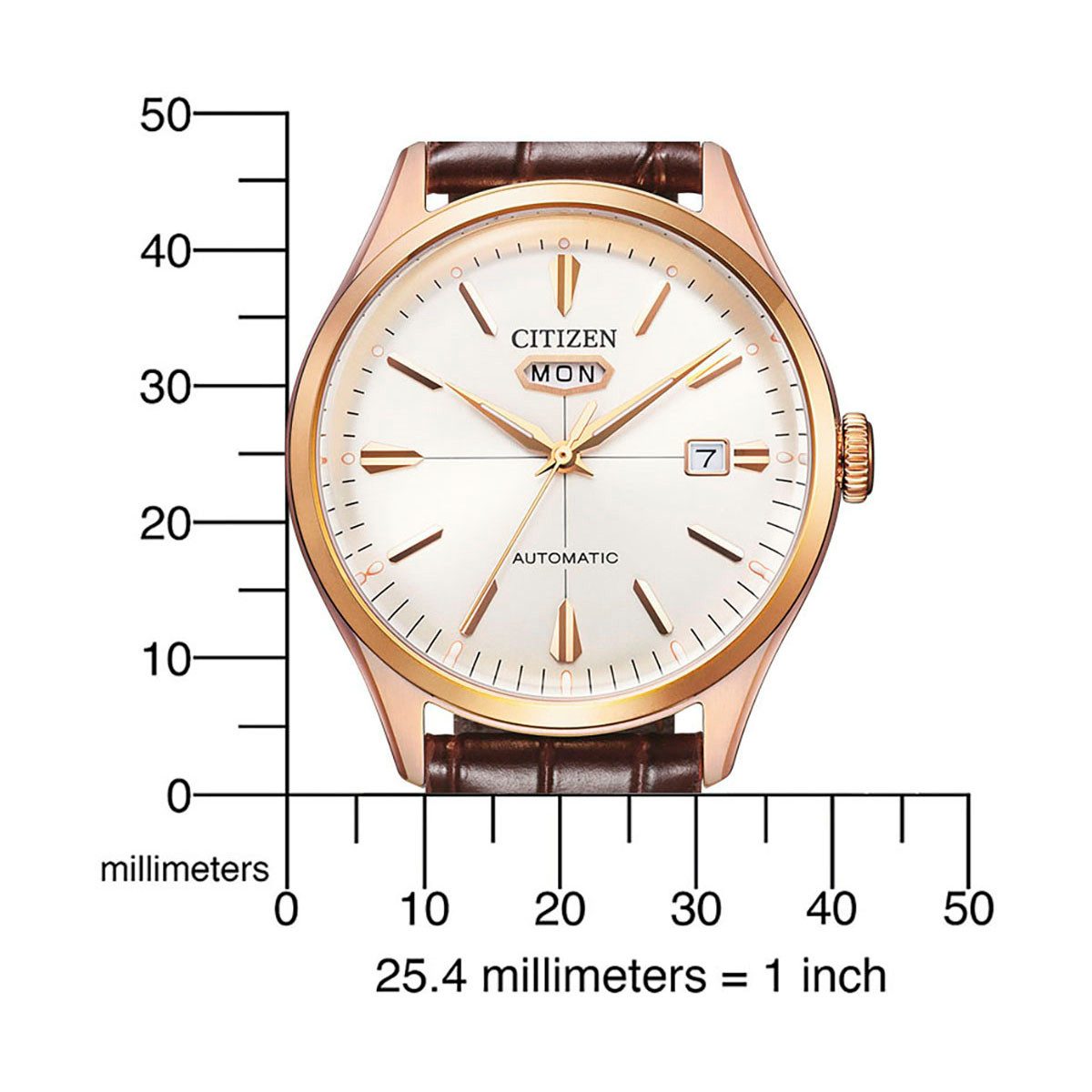 Citizen Automatisch horloge NH8390-20LE Polshorloge, mechanisch horloge, herenhorloge, datum, roestvrijstalen band