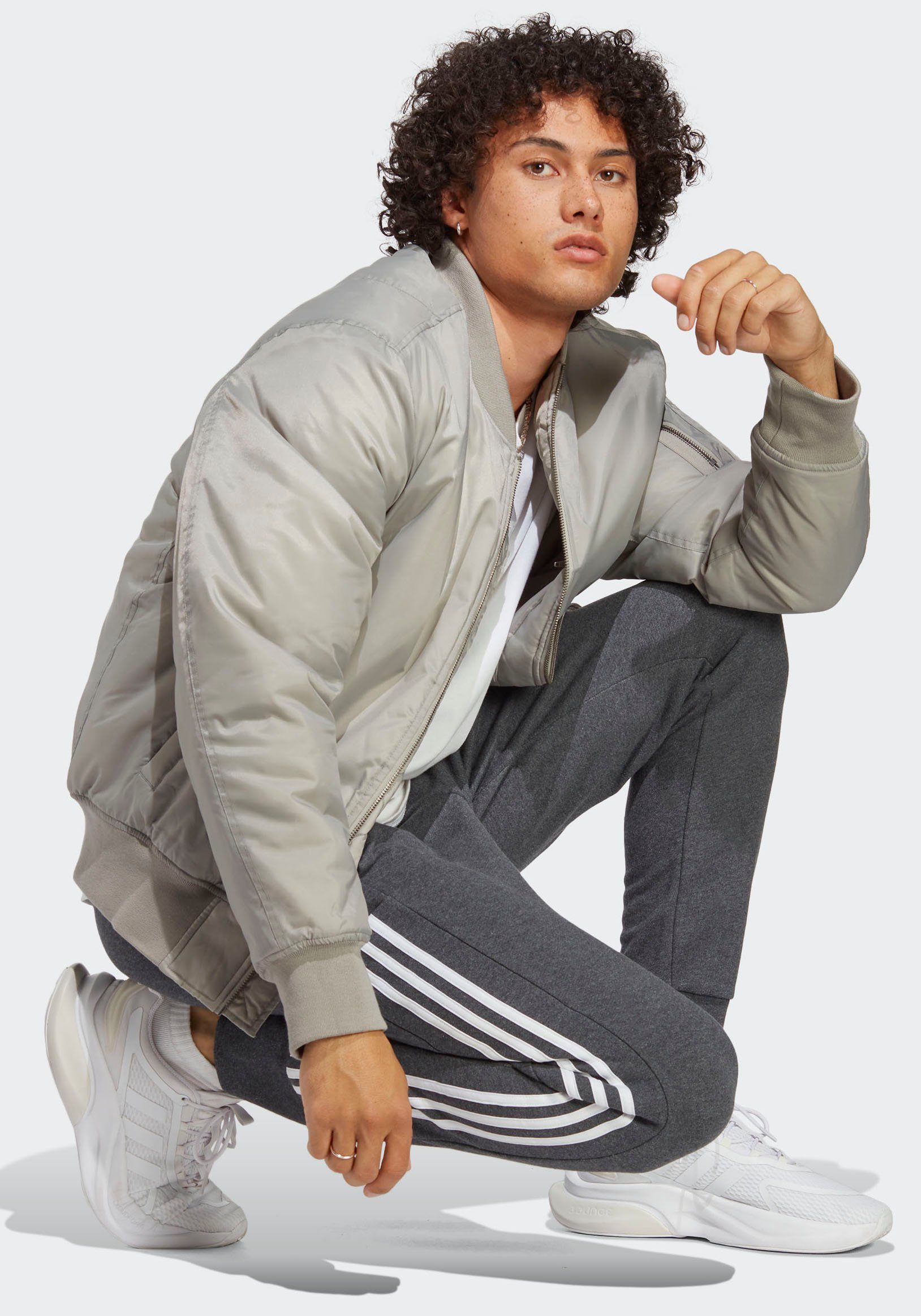 adidas Sportswear Sportbroek Essentials French Terry tapered boord 3-strepen broek (1-delig)
