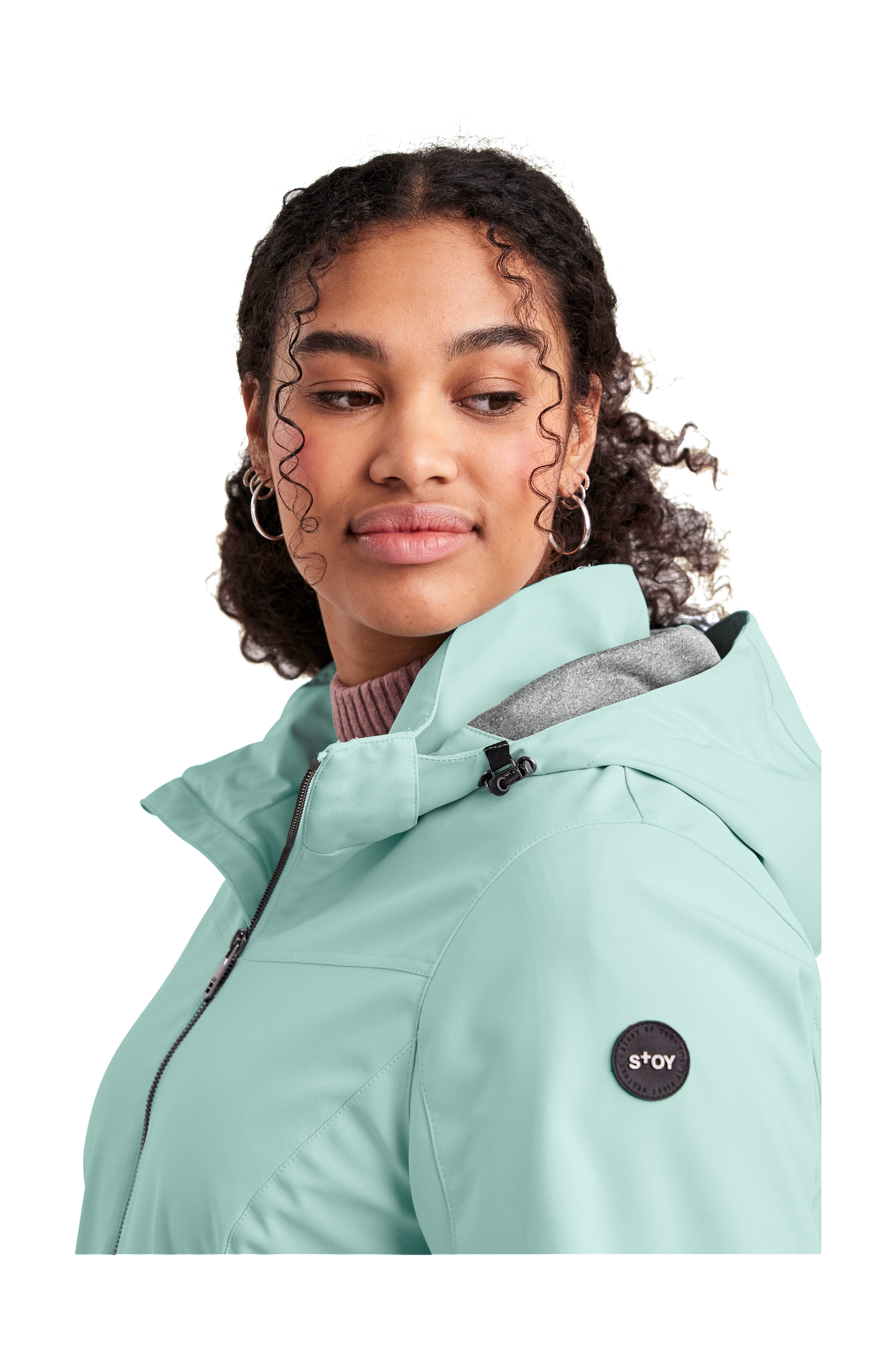 STOY Softshell-jack STS 1 WMN SFTSHLL JCKT Dames softshelljas: waterafstotend, ademend, milieuvriendelijk