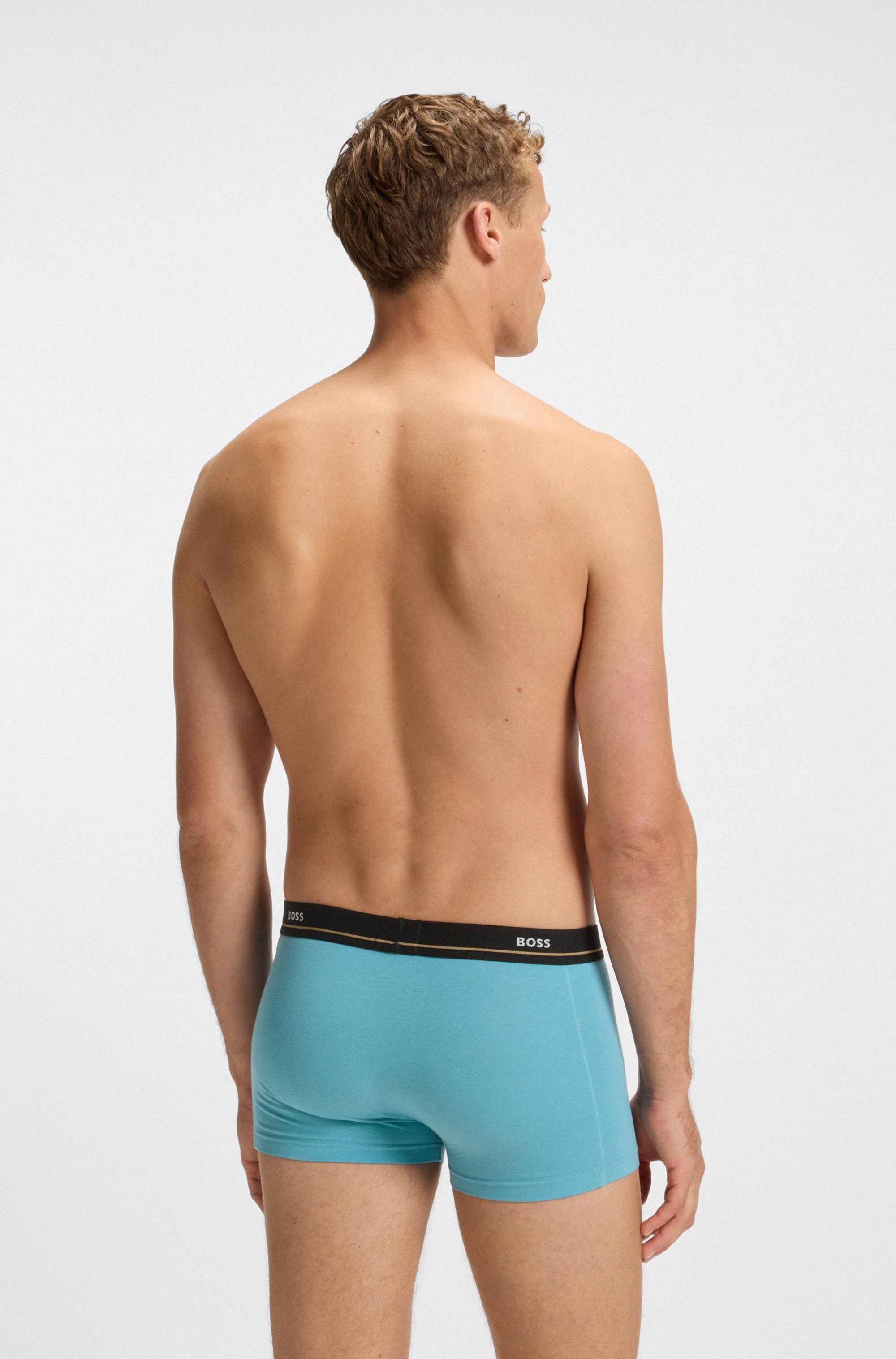 BOSS Trunk 5P Essential met elastische taille (set, 5 stuks, 5er)