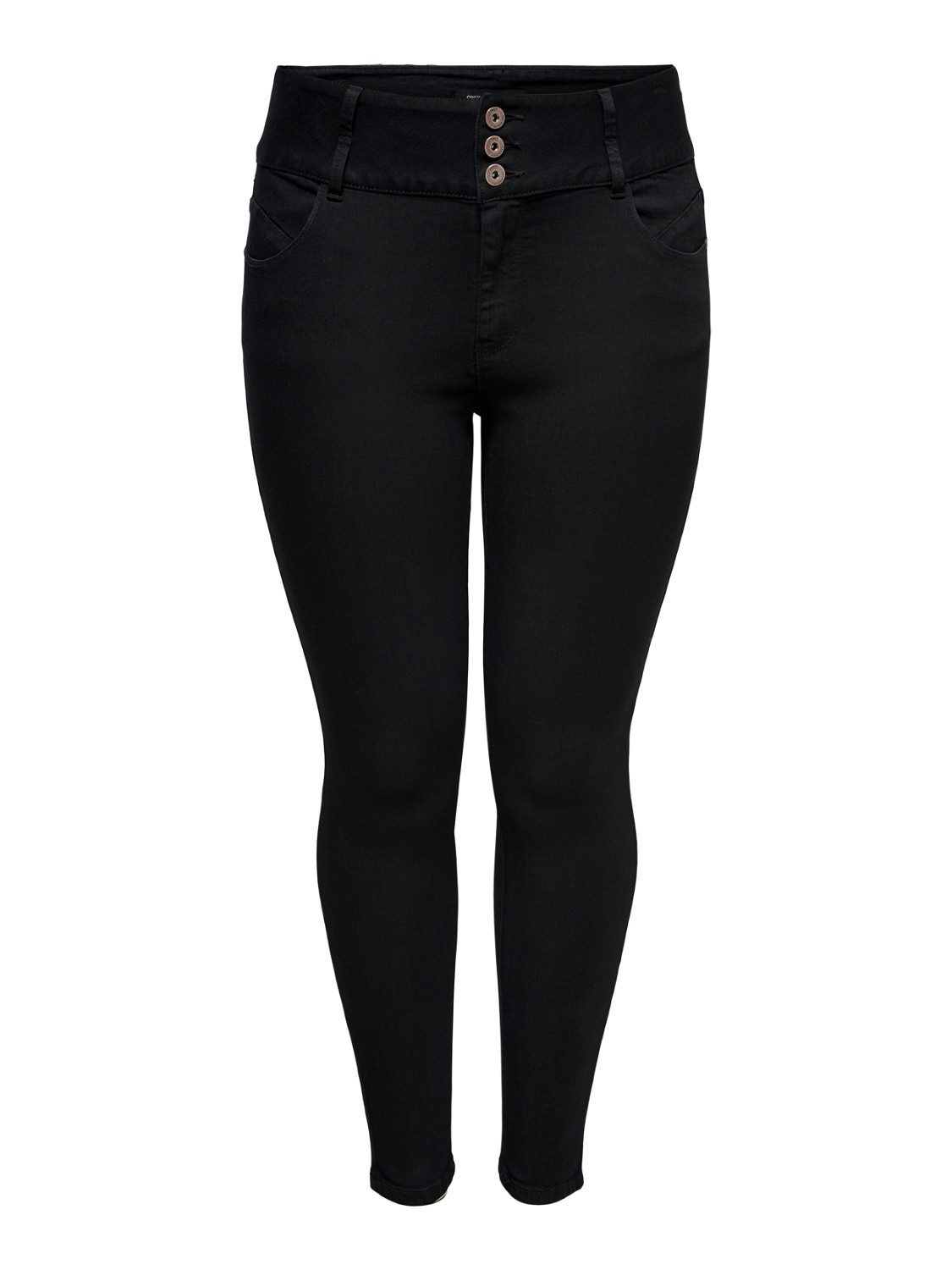ONLY CARMAKOMA Skinny fit jeans CARANNA LIFE HW SK ANK JEANS BLACK NOOS