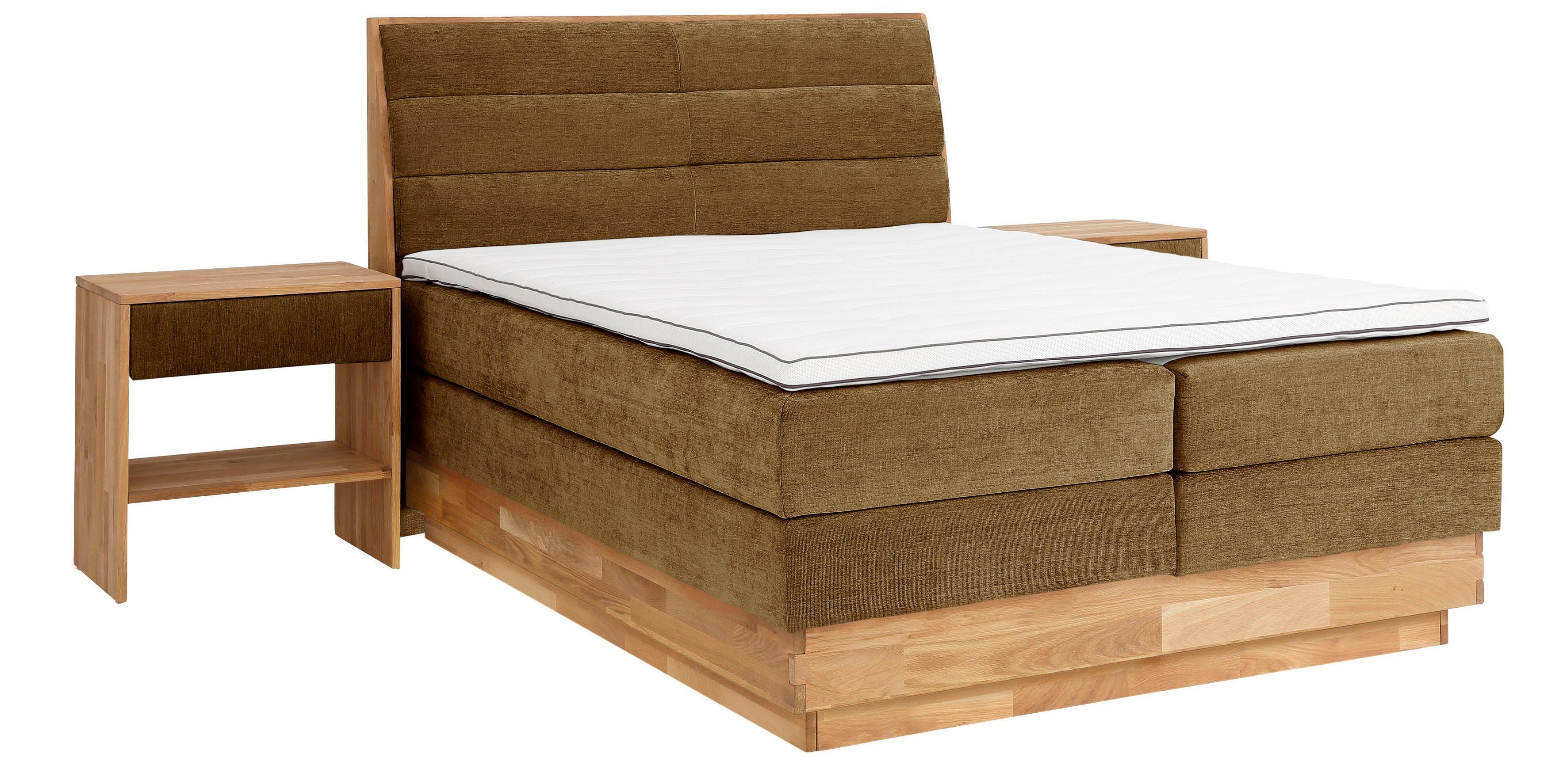OTTO products Boxspring JENNA zonder ledverlichting, met gecertificeerde, gerecyclede overtrekstoffen