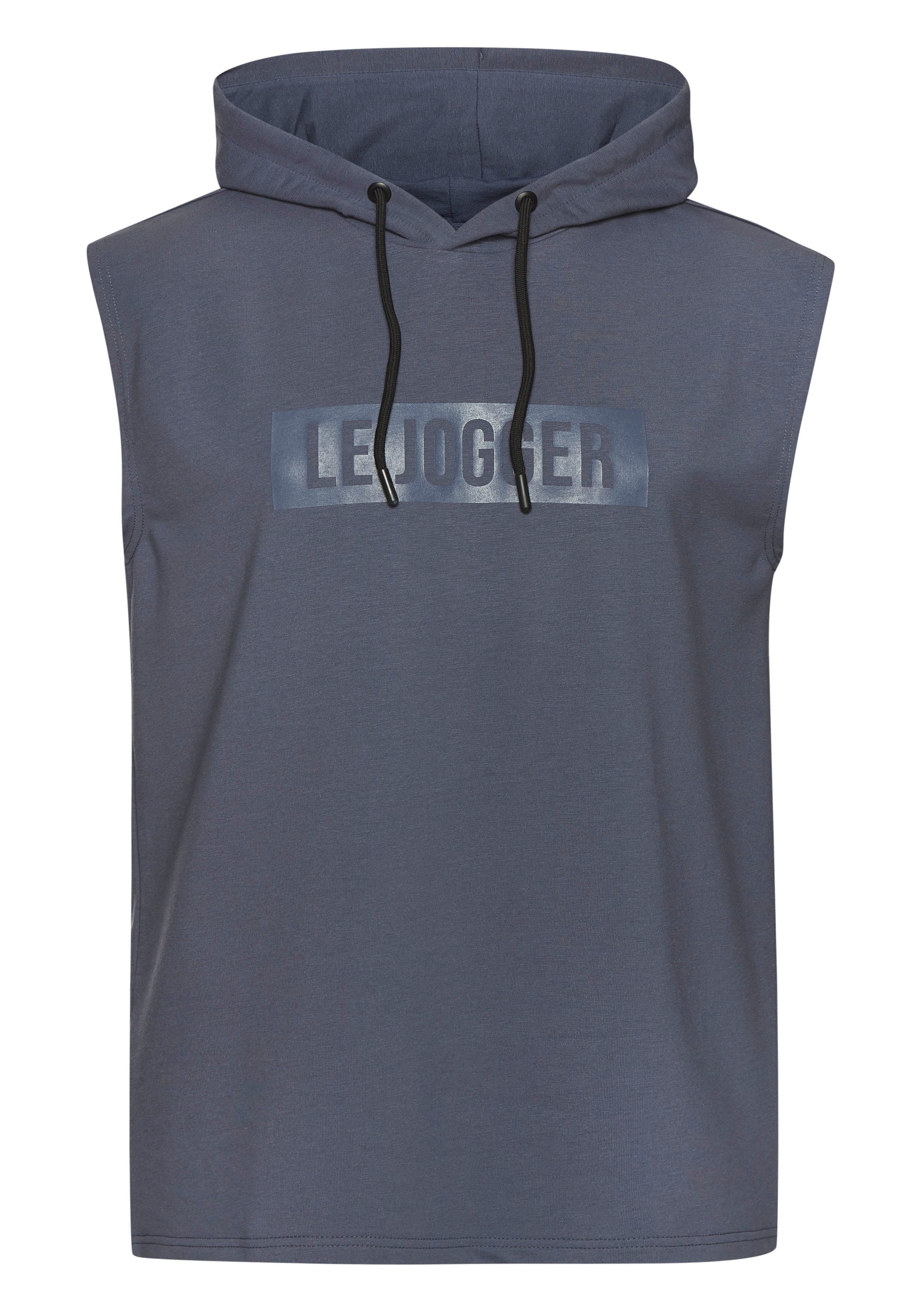 le jogger® Capuchontrui met print en koordtrek
