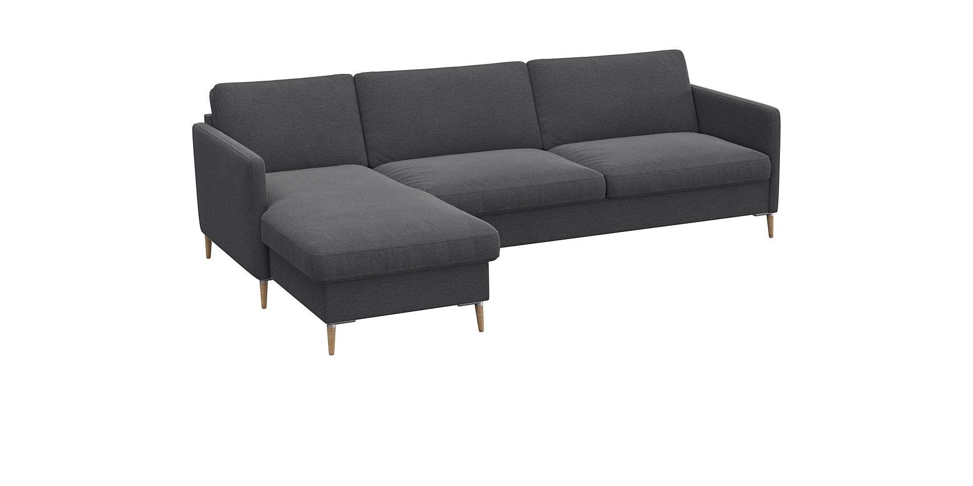 FLEXLUX Hoekbank Fiore, super zitcomfort door koudschuim in de zitting, L-vorm