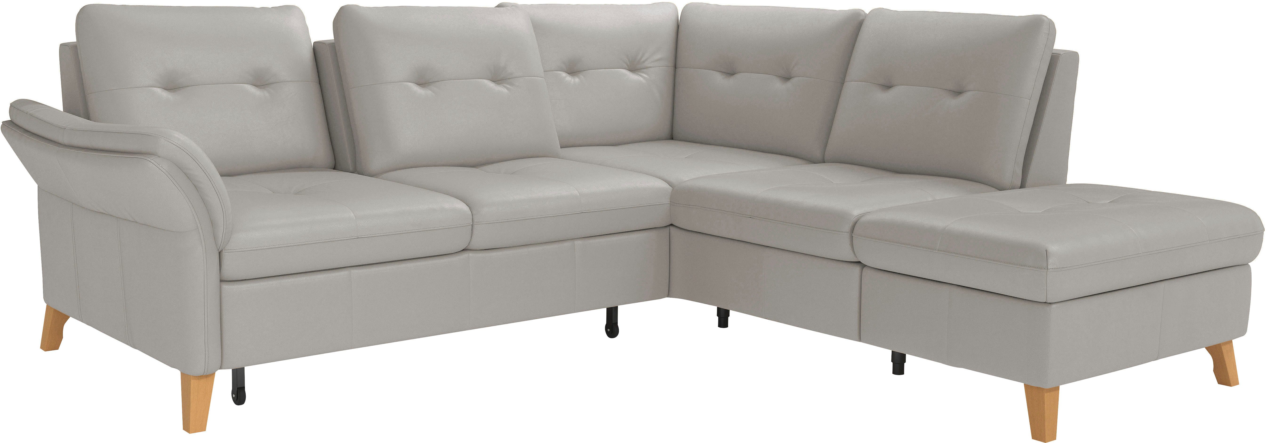 sit&more Hoekbank Göteborg inclusief zitdiepteverstelling, optioneel met bedfunctie & bedlade