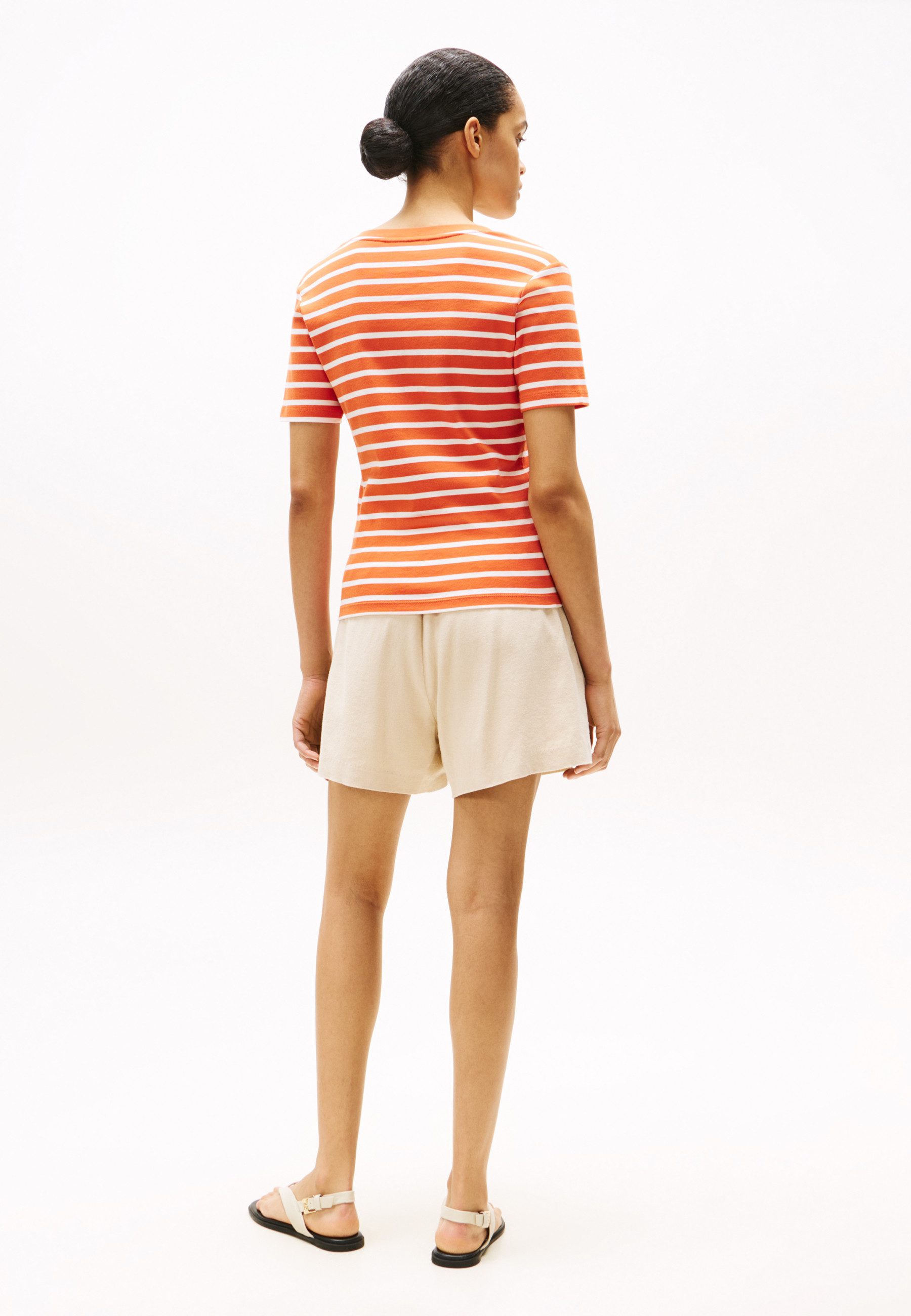 Tommy Hilfiger T-shirt SLIM CODY V-NK SS met V-hals en strepen