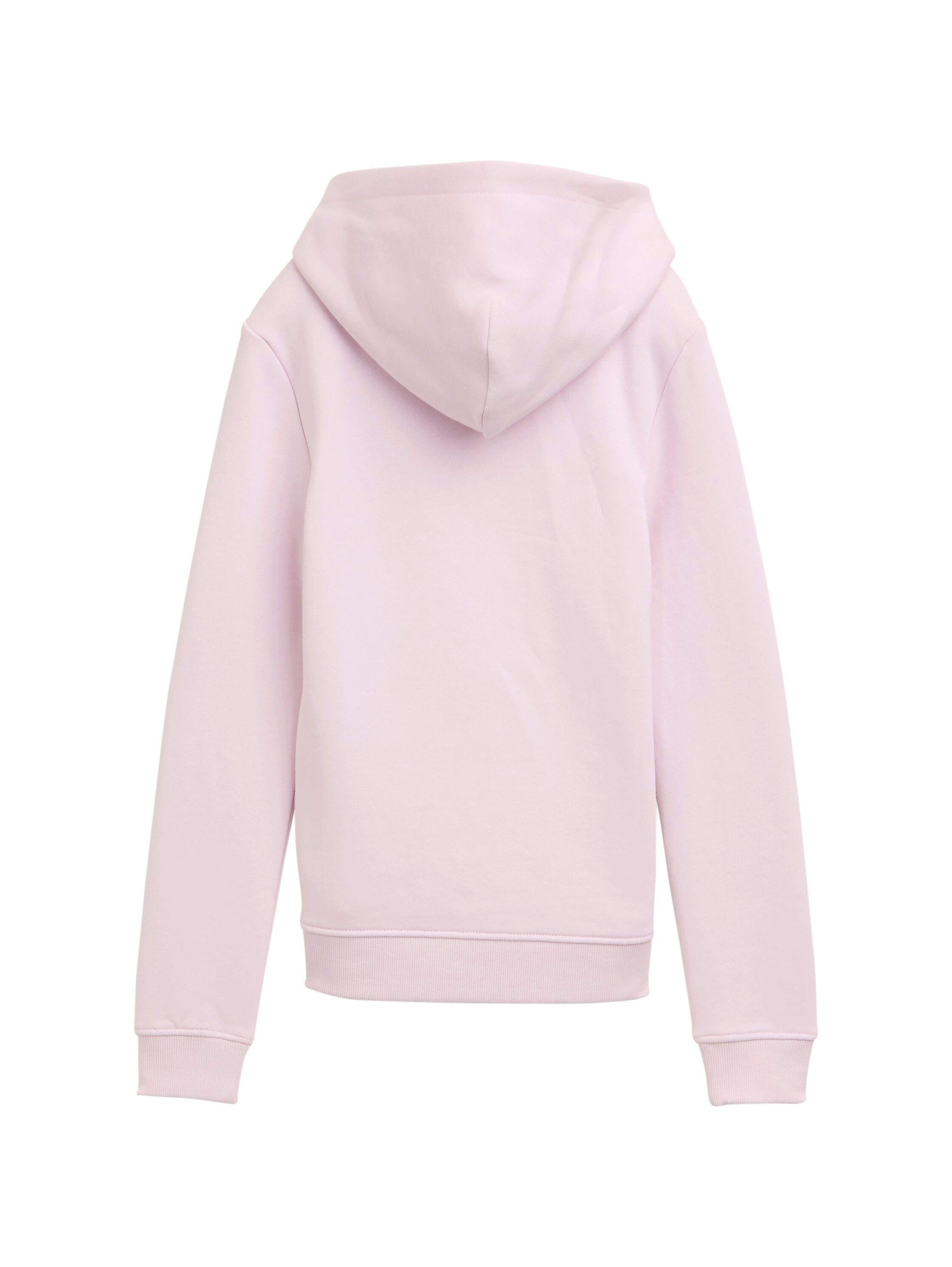 Tom Tailor Hoodie met logoprint op borsthoogte