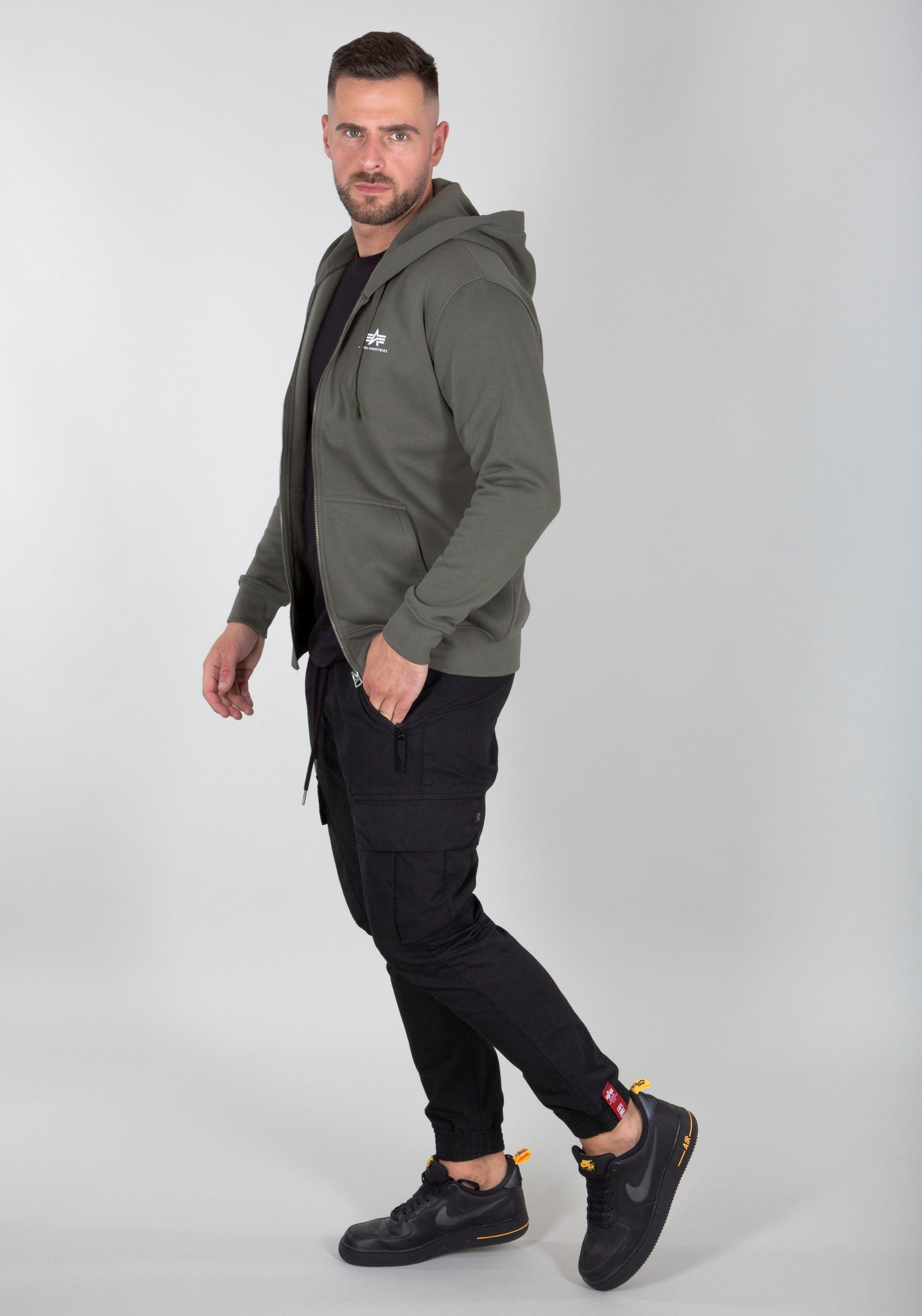 Alpha Industries Capuchonsweatvest Basic Zip Hoody SL