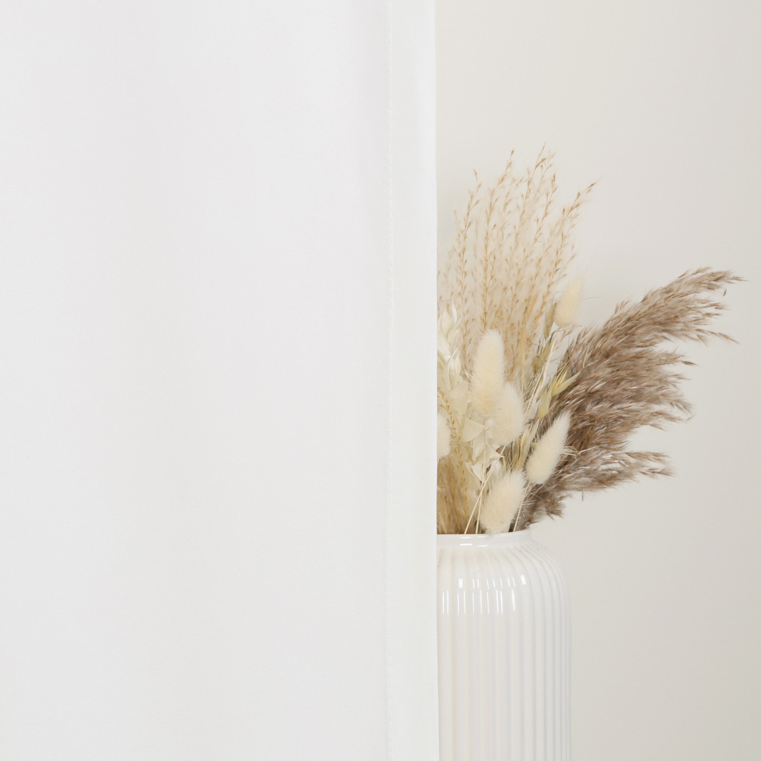 Home affaire Gordijn Parry 2-pack, ondoorzichtig, monochroom, basic, effen, bestseller (2 stuks)
