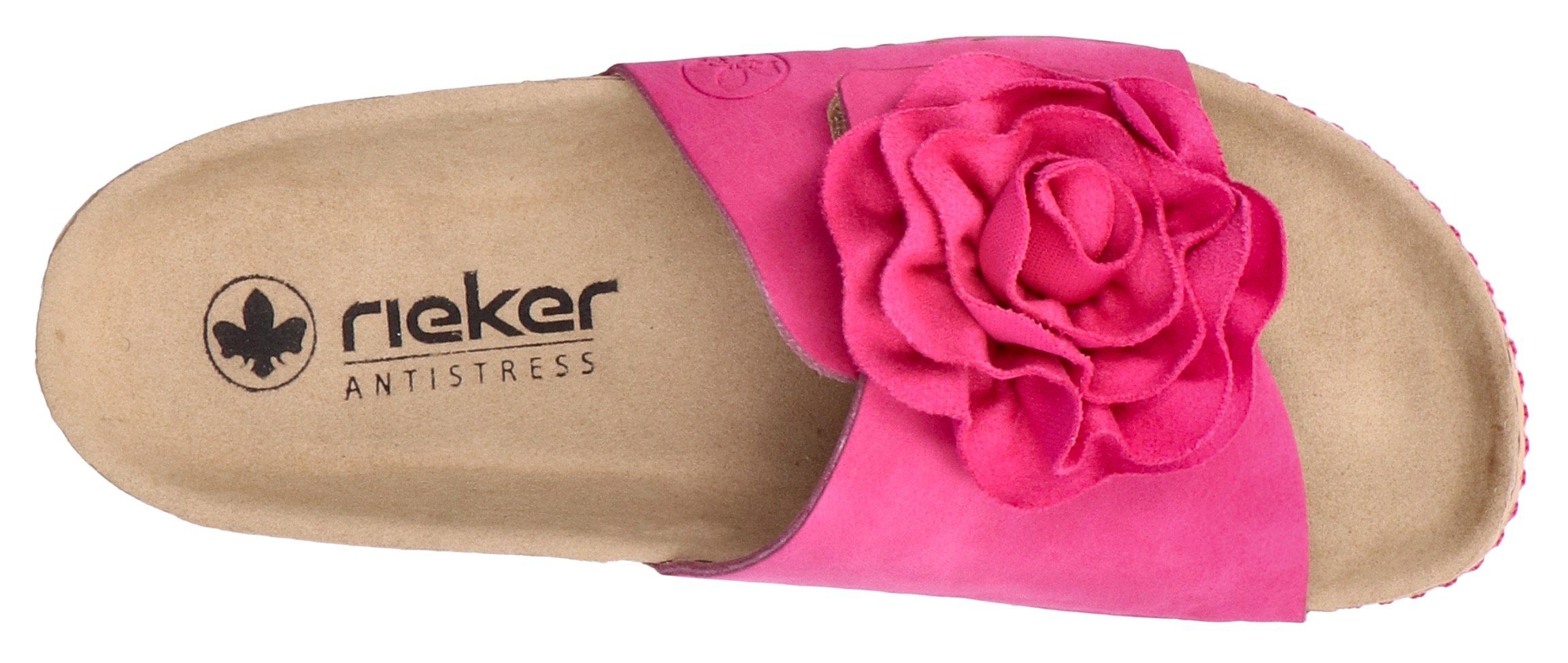 Rieker Slippers , zomerschoen, slippers met modieus plateau