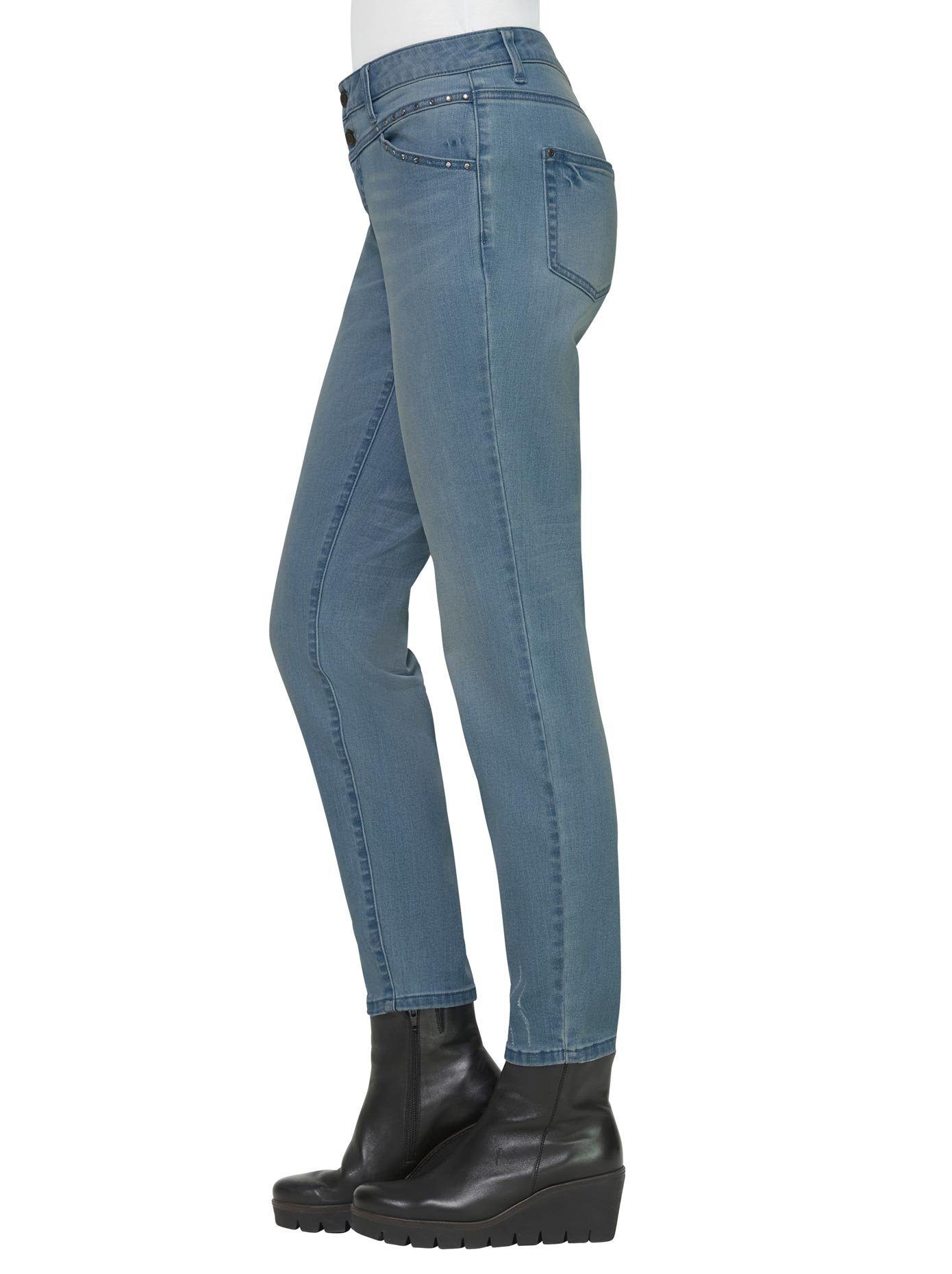 linea tesini by heine boyfriendjeans blauw