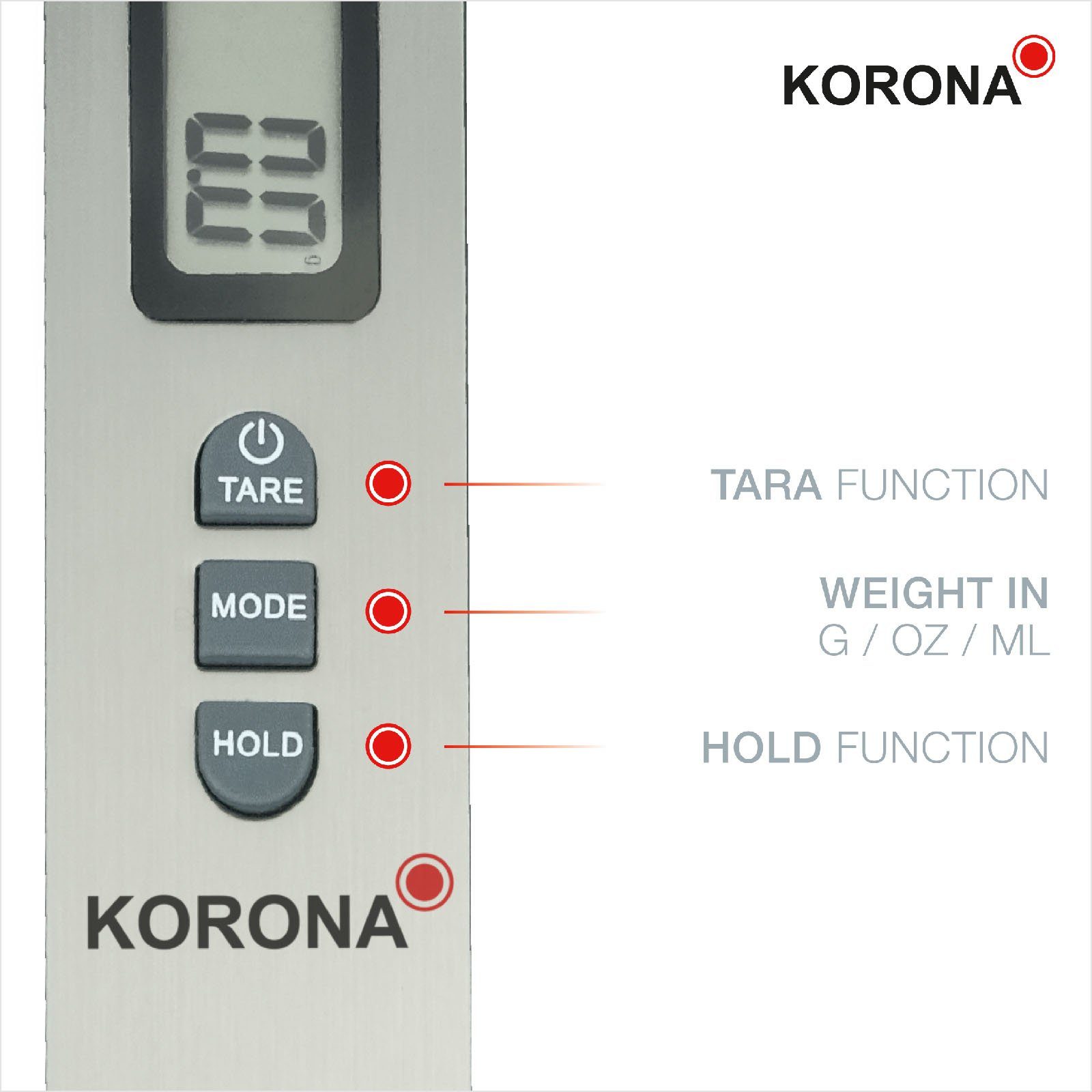 KORONA Lepelweegschaal EVA 79500