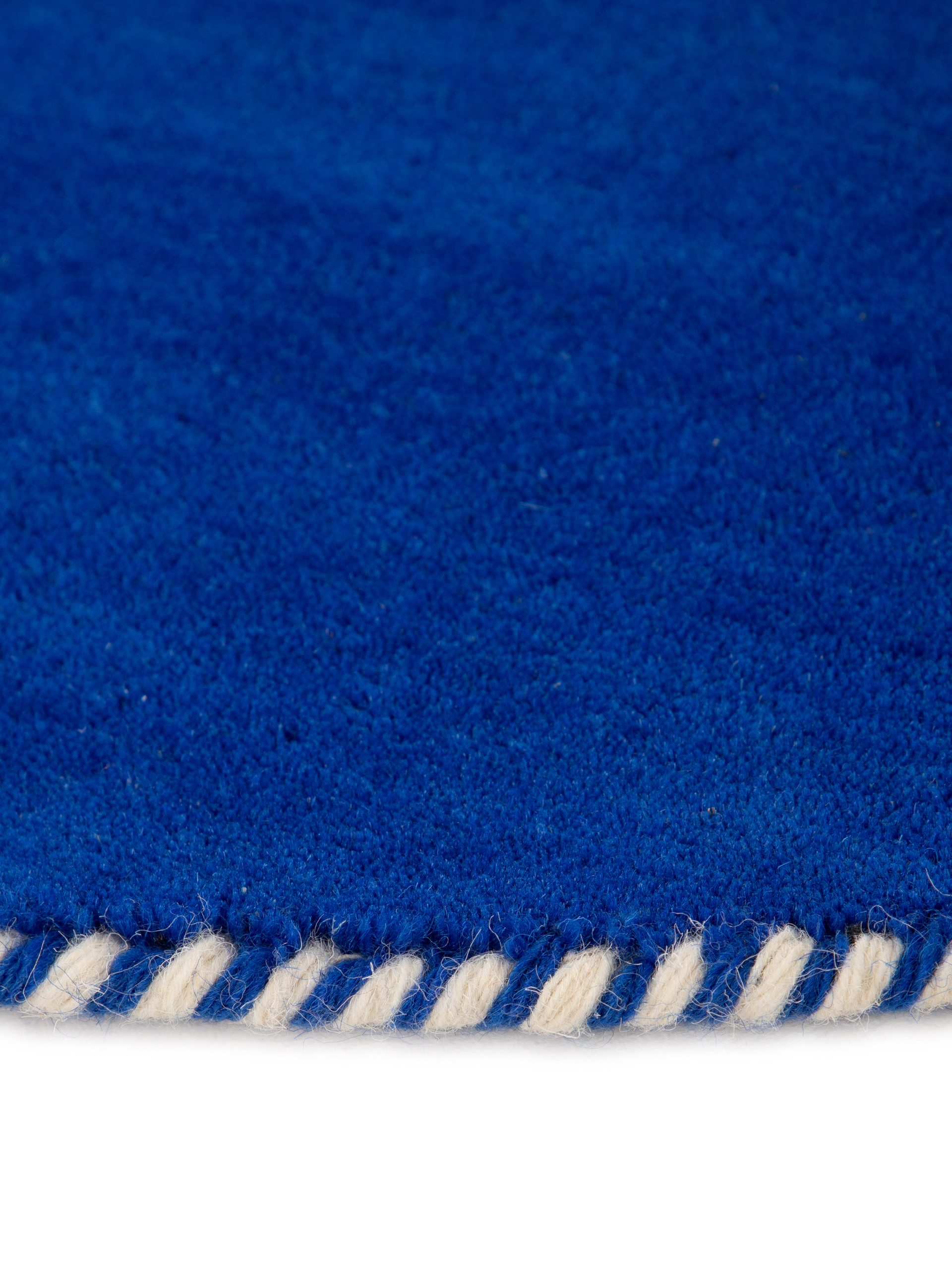 carpetfine Wollen kleed Gabbeh Lola Uni met natuurlijk plantaardig materiaal handgeweven, ook als loper