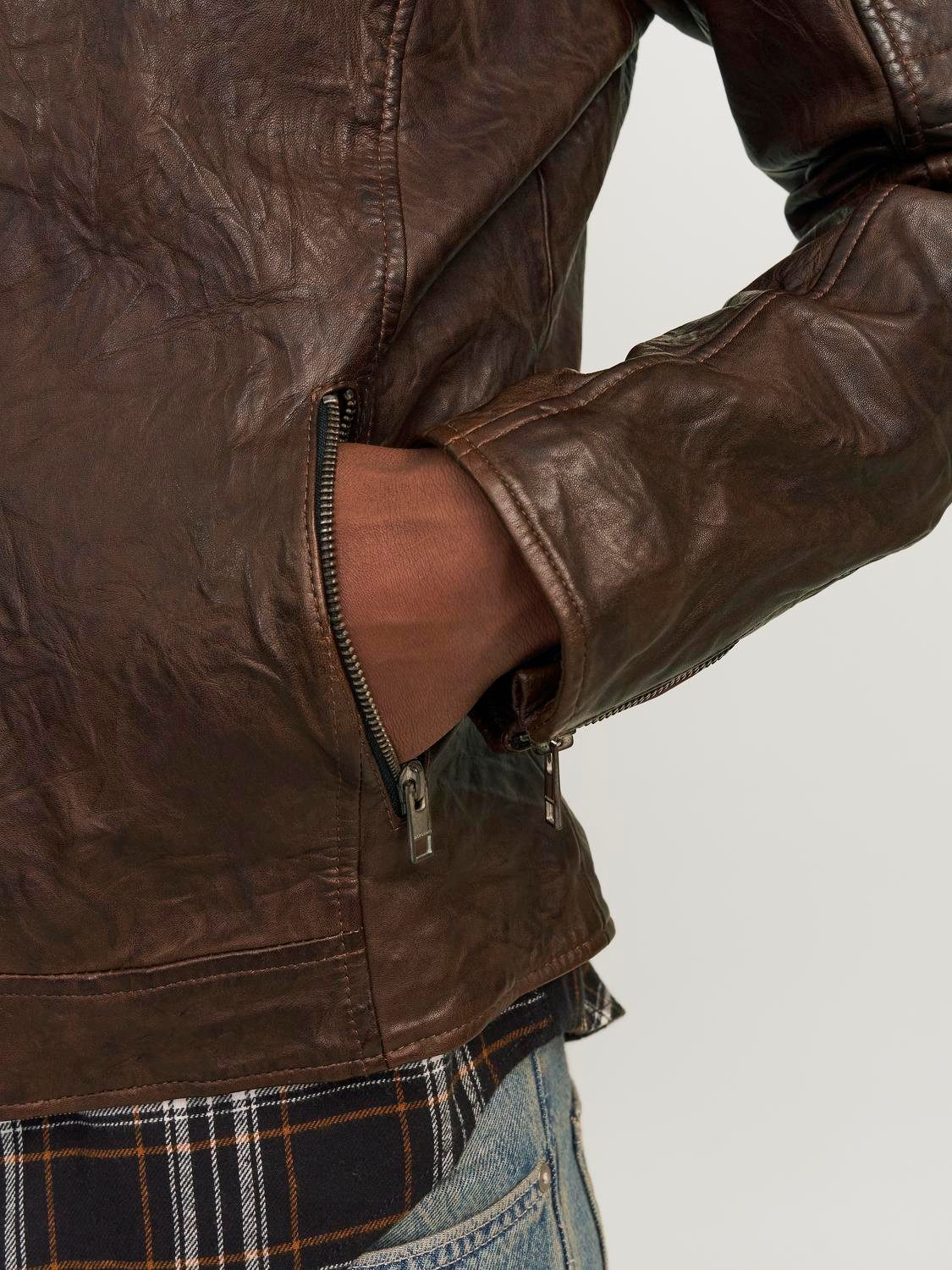 Jack & Jones Leren jack JJERICHARD LEATHER JACKET NOOS