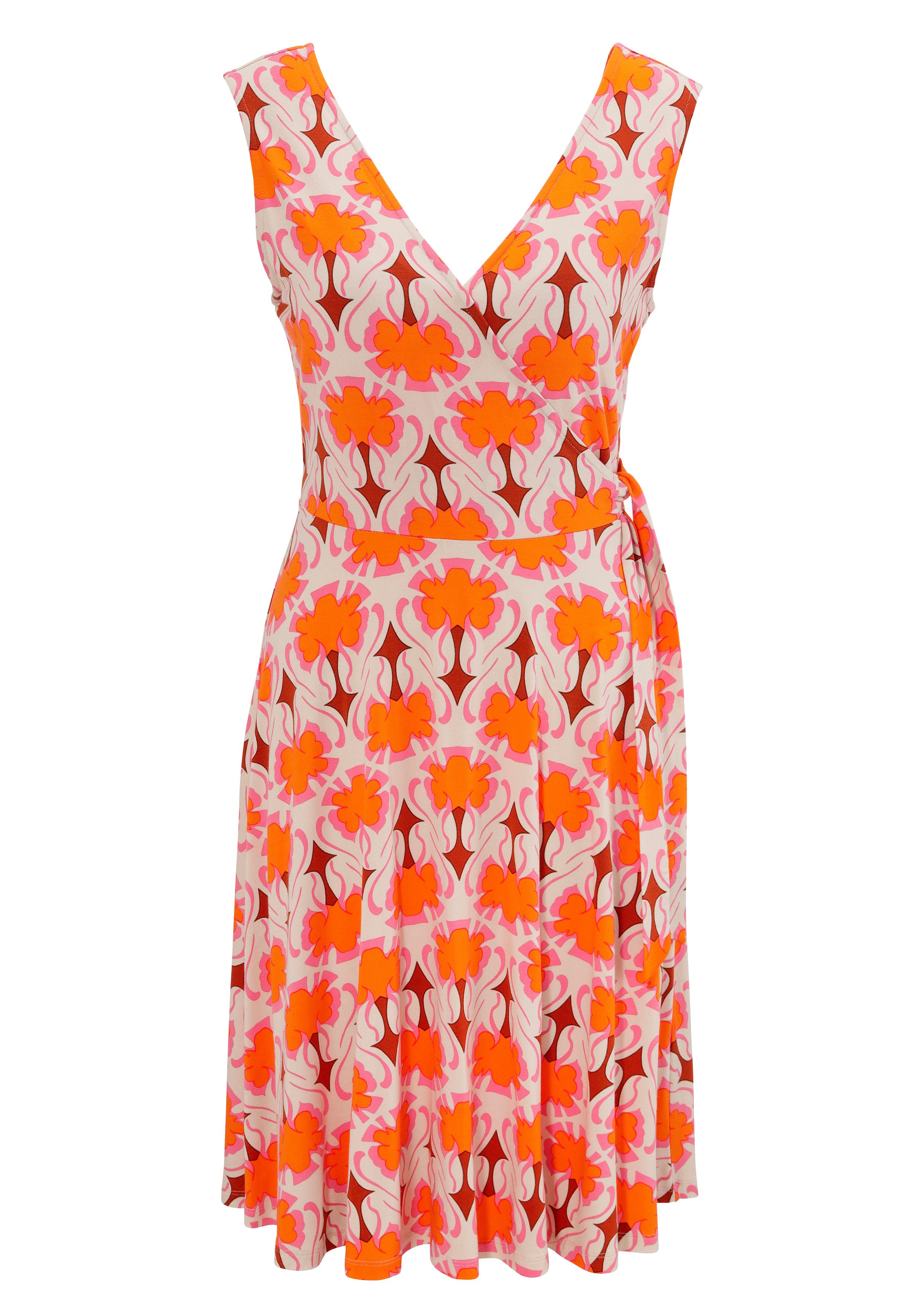 Aniston CASUAL Zomerjurk met extravagant retro-patroon - elk stuk een uniek stuk - nieuwe collectie