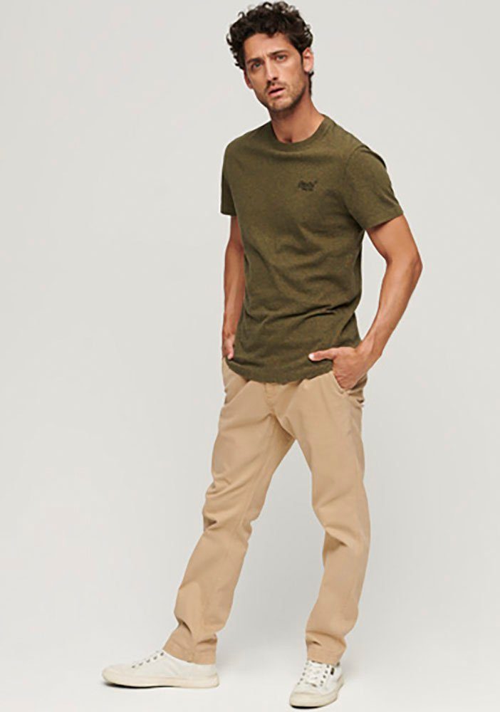 Superdry Shirt met ronde hals ESSENTIAL LOGO EMB TEE