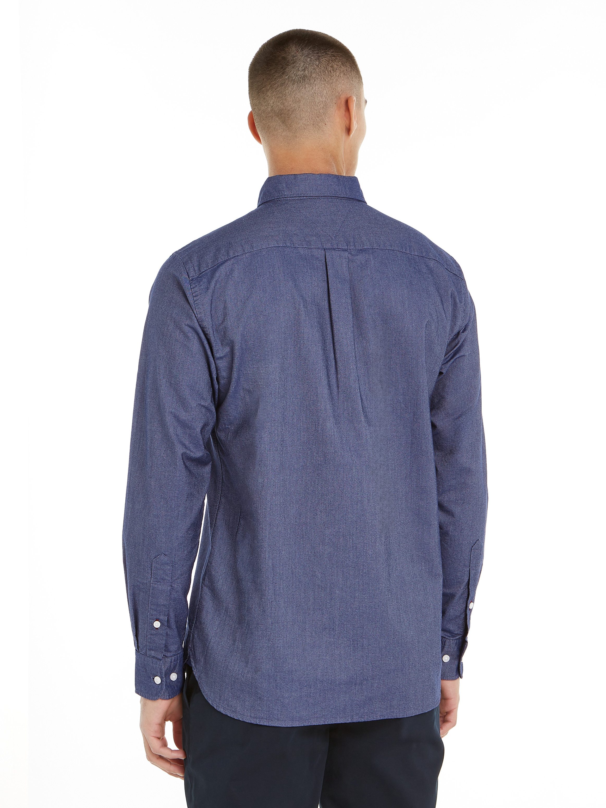 Tommy Hilfiger Overhemd met lange mouwen SOLID HERITAGE OXFORD RF SHIRT