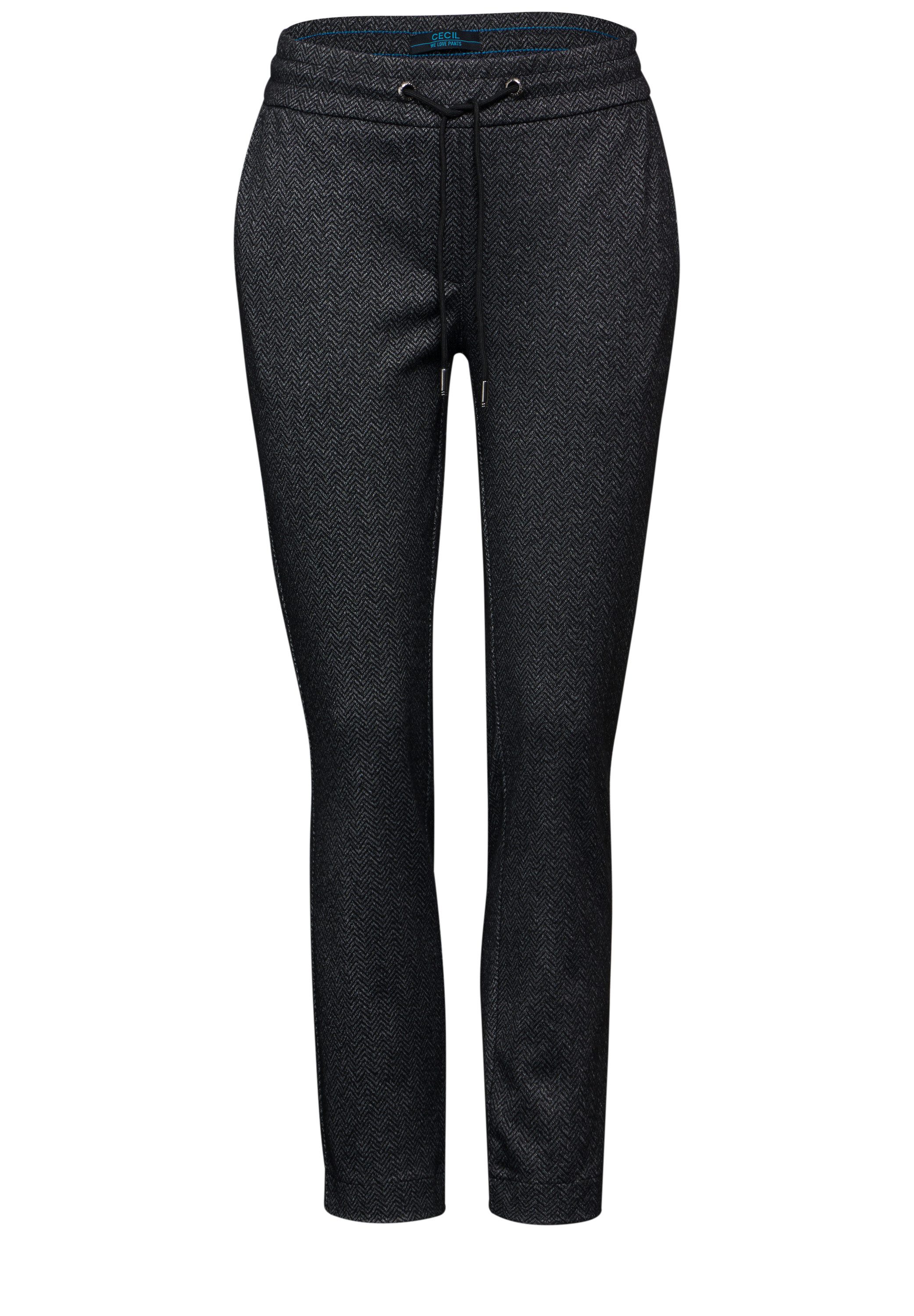Cecil Stoffen broek Stijl Tracey in visgraatlook