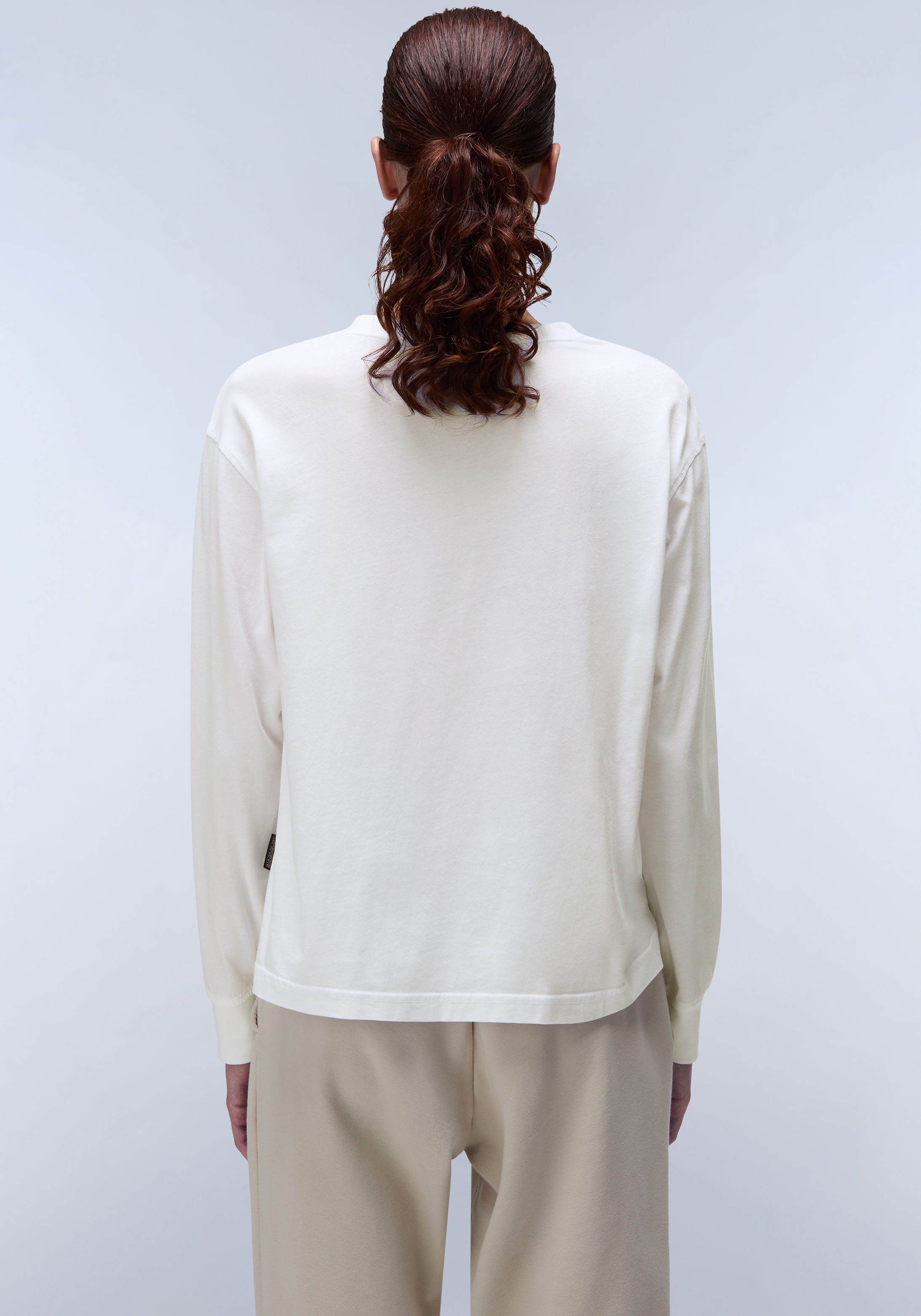 Napapijri Shirt met lange mouwen Suze met grote logoprint