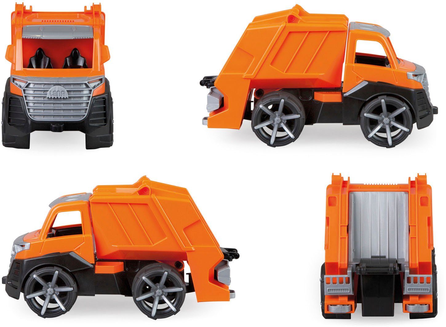 Lena® Speelgoed-vuilniswagen TRUXX² inclusief speelfiguur, made in europe