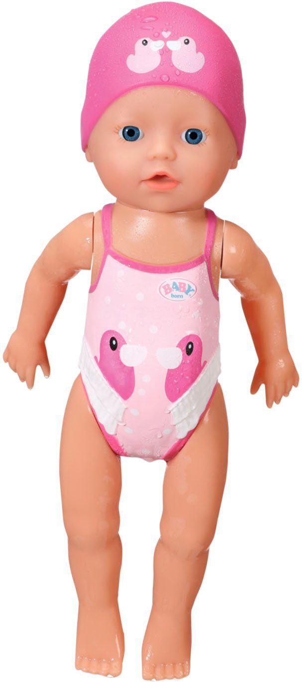 Baby Born Babypop My First Swim Girl, 30 cm zwemt met borstcrawl en vlinderslag