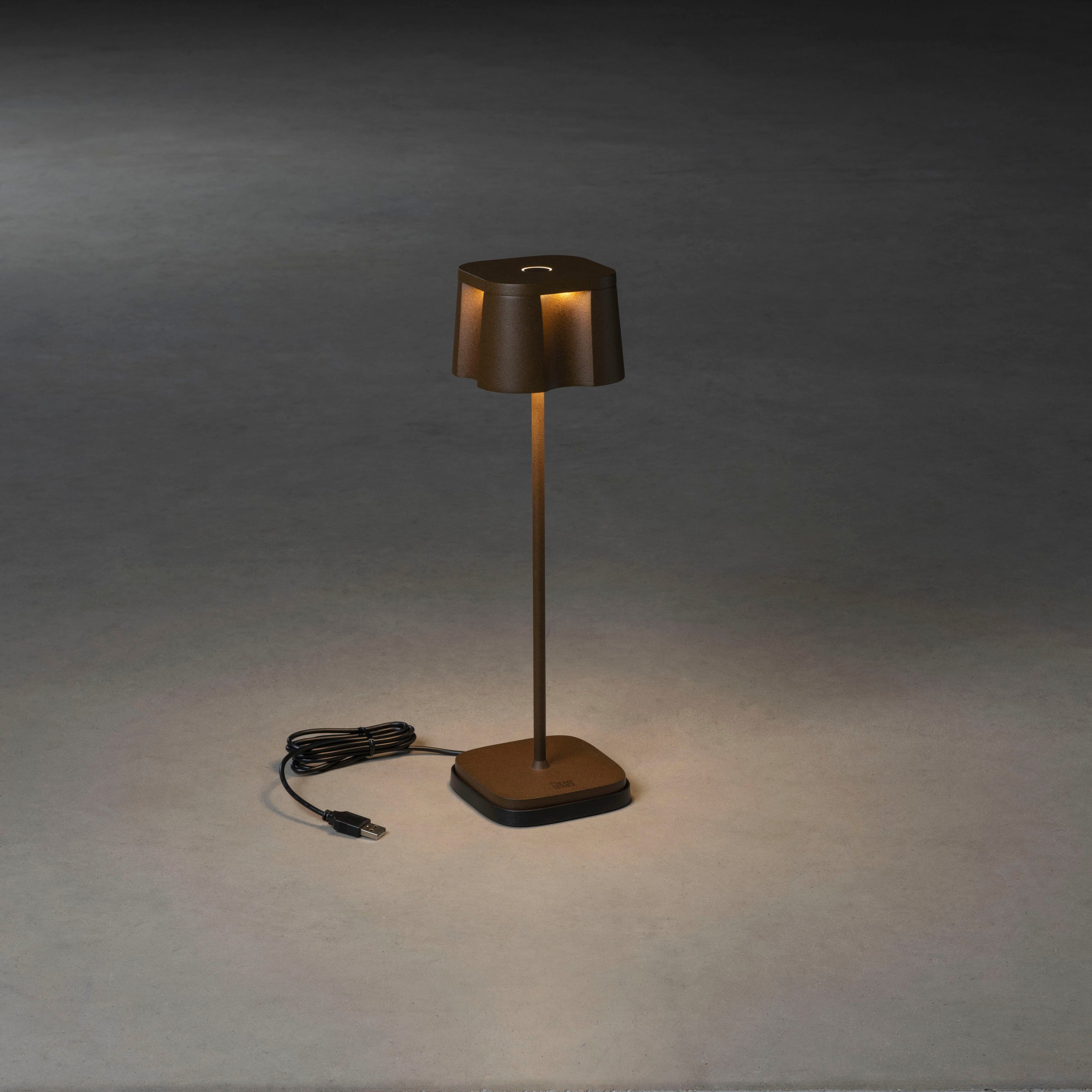 KONSTSMIDE Led-tafellamp NICE Mooie LED USB-tafellamp, kleurtemperatuur, dimbaar (2 stuks)