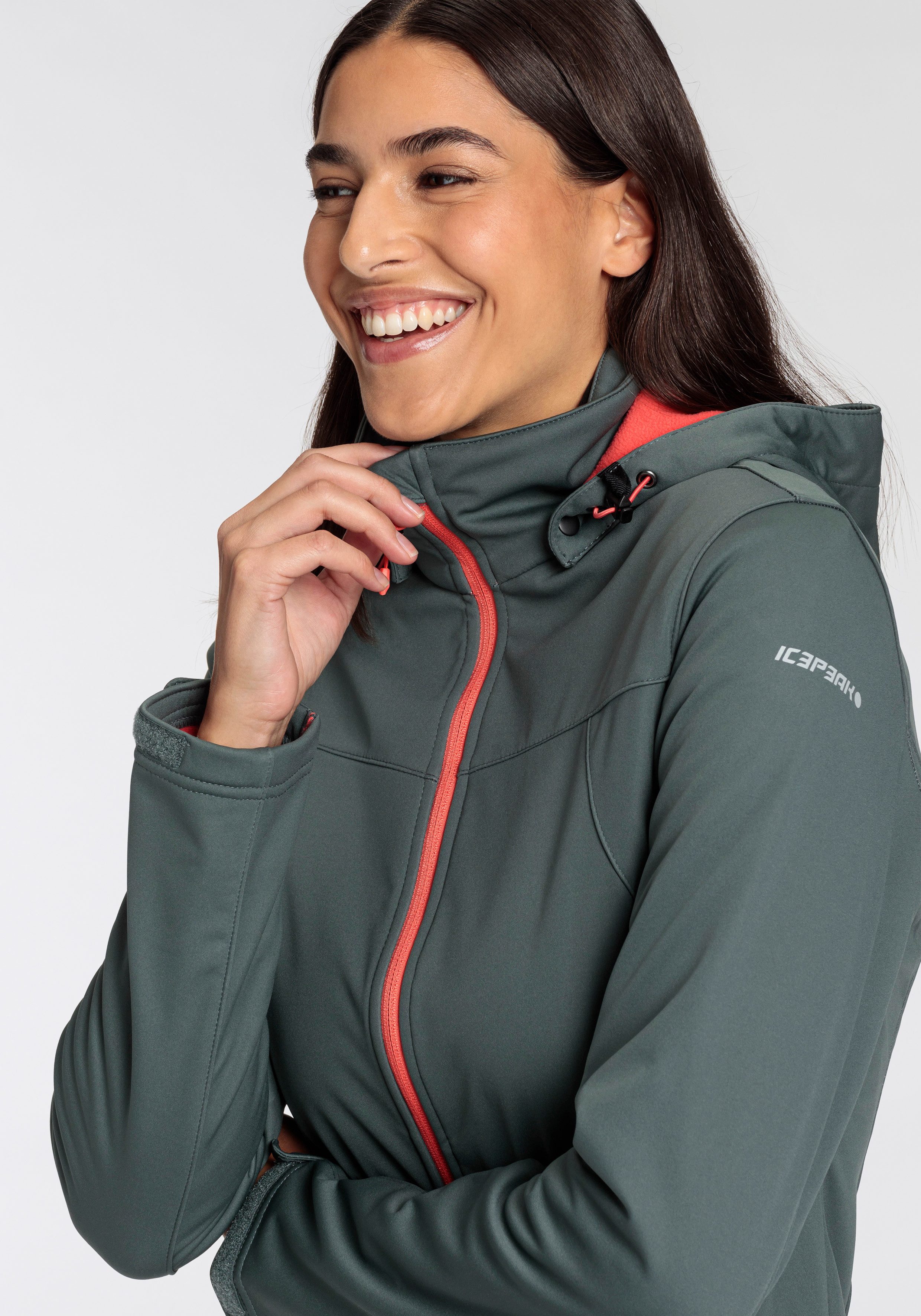 Icepeak Softshell-jack D SOFTSHELLJAS BOISE Waterdicht & Winddicht (1 stuk)