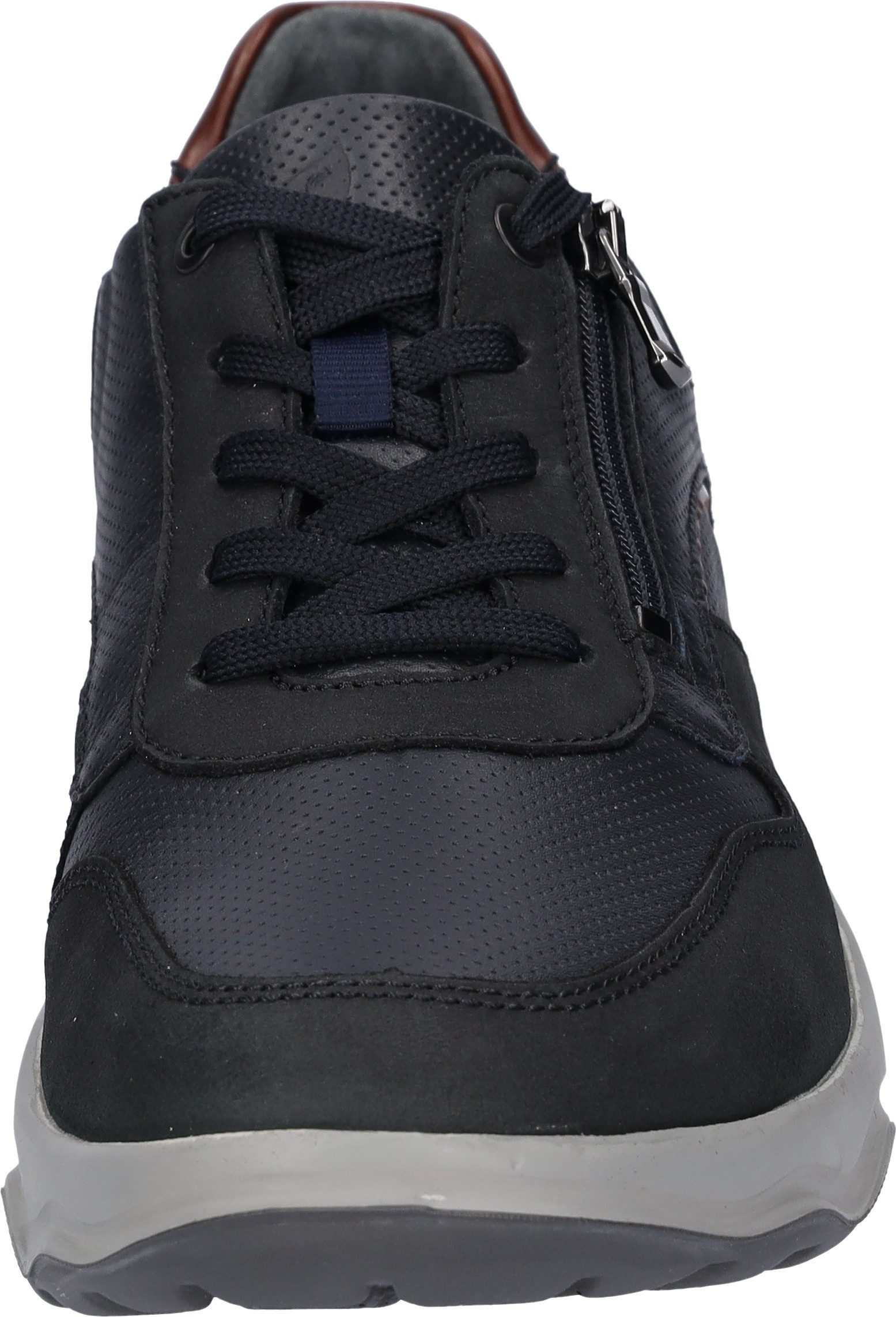 Waldläufer Sneakers H-max , comfortabele schoen, lage schoen, veterschoen in comfortbreedte h = zeer breed