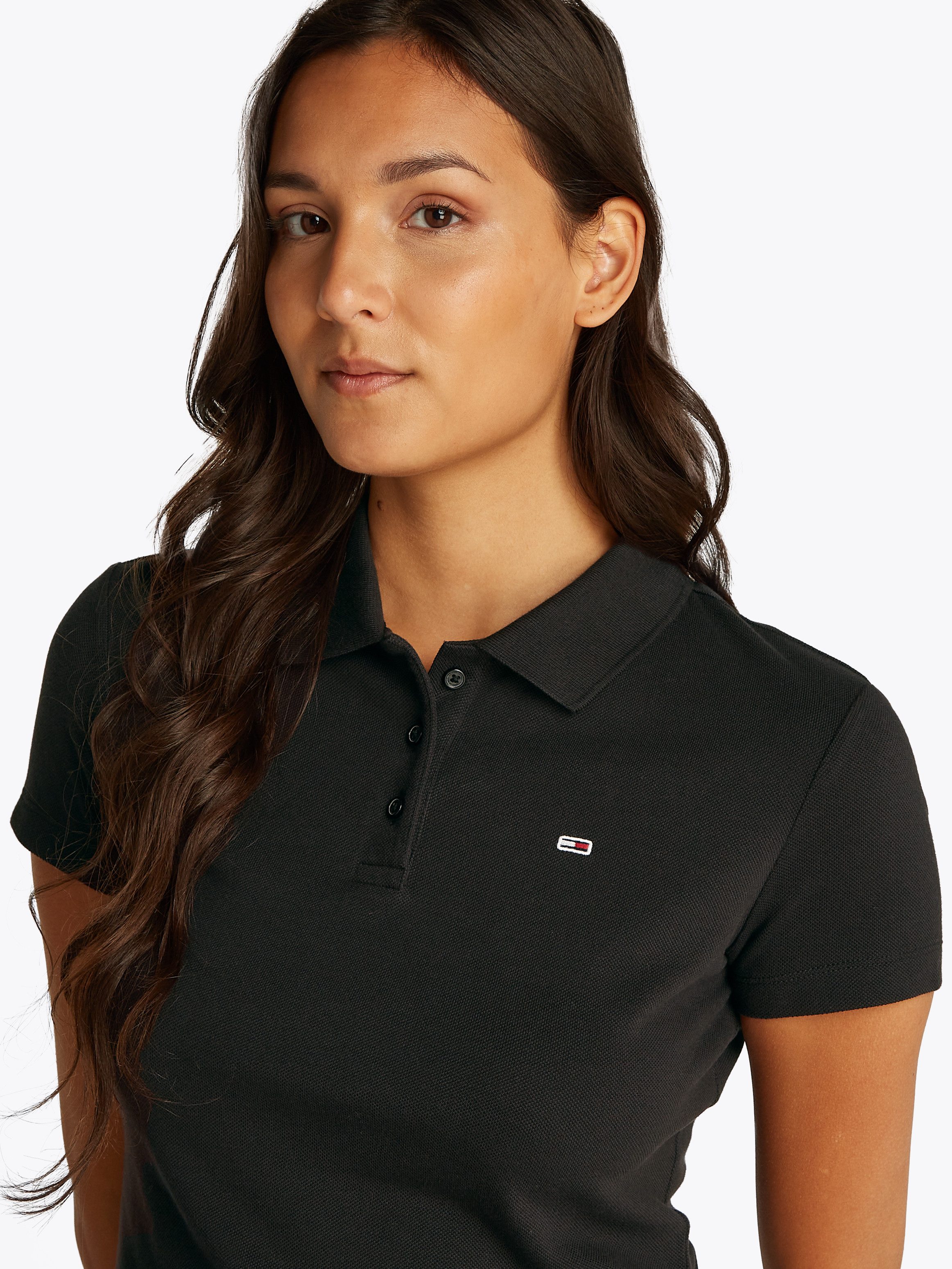 TOMMY JEANS Poloshirt TJW SLIM ESSENTIAL POLO SS