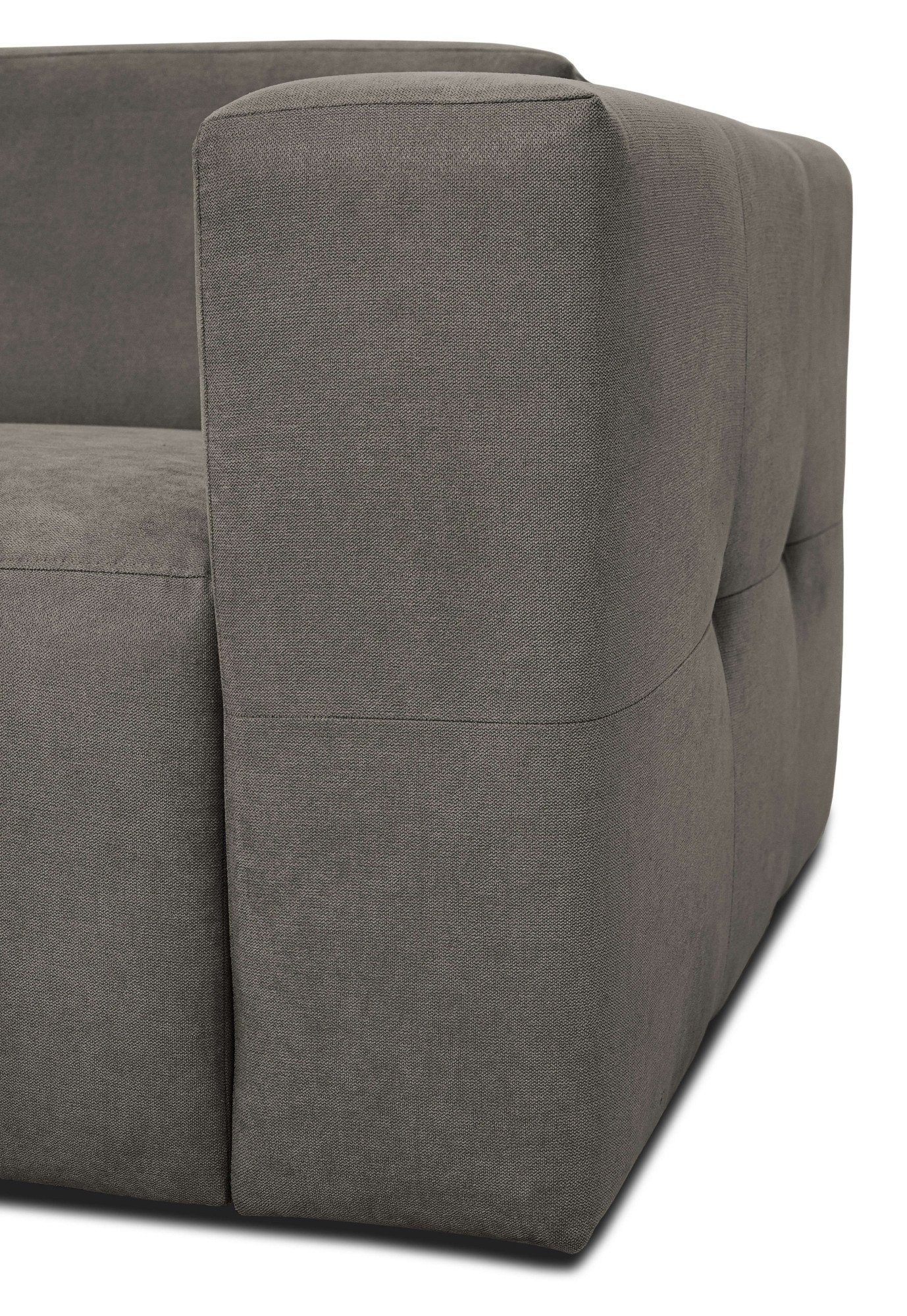 INOSIGN Hoekbank Kelani met decoratieve knoopdetails op de armleuningen
