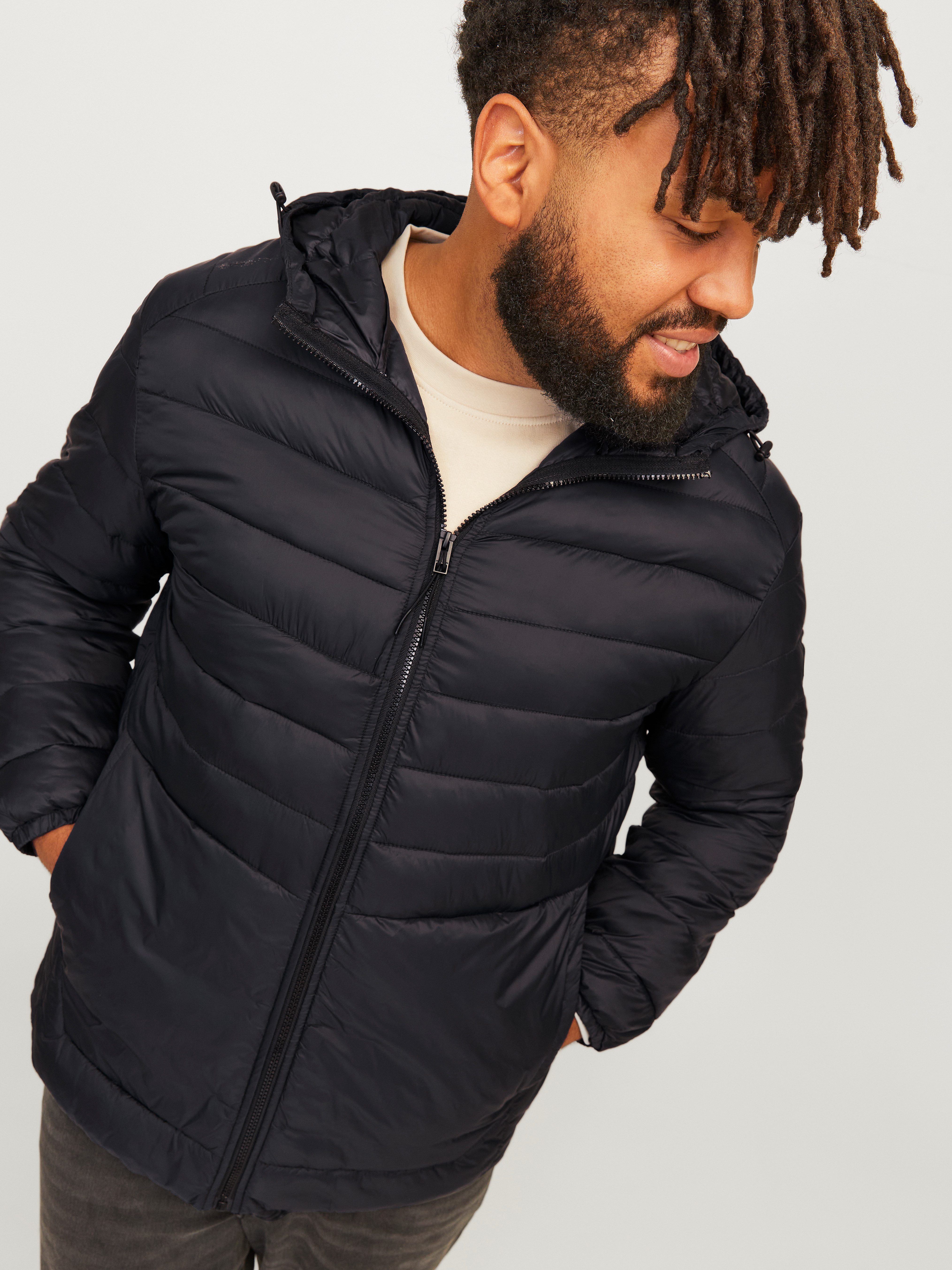 Jack & Jones PlusSize Gewatteerde jas JJESPRINT PUFFER HOOD NOOS PLS
