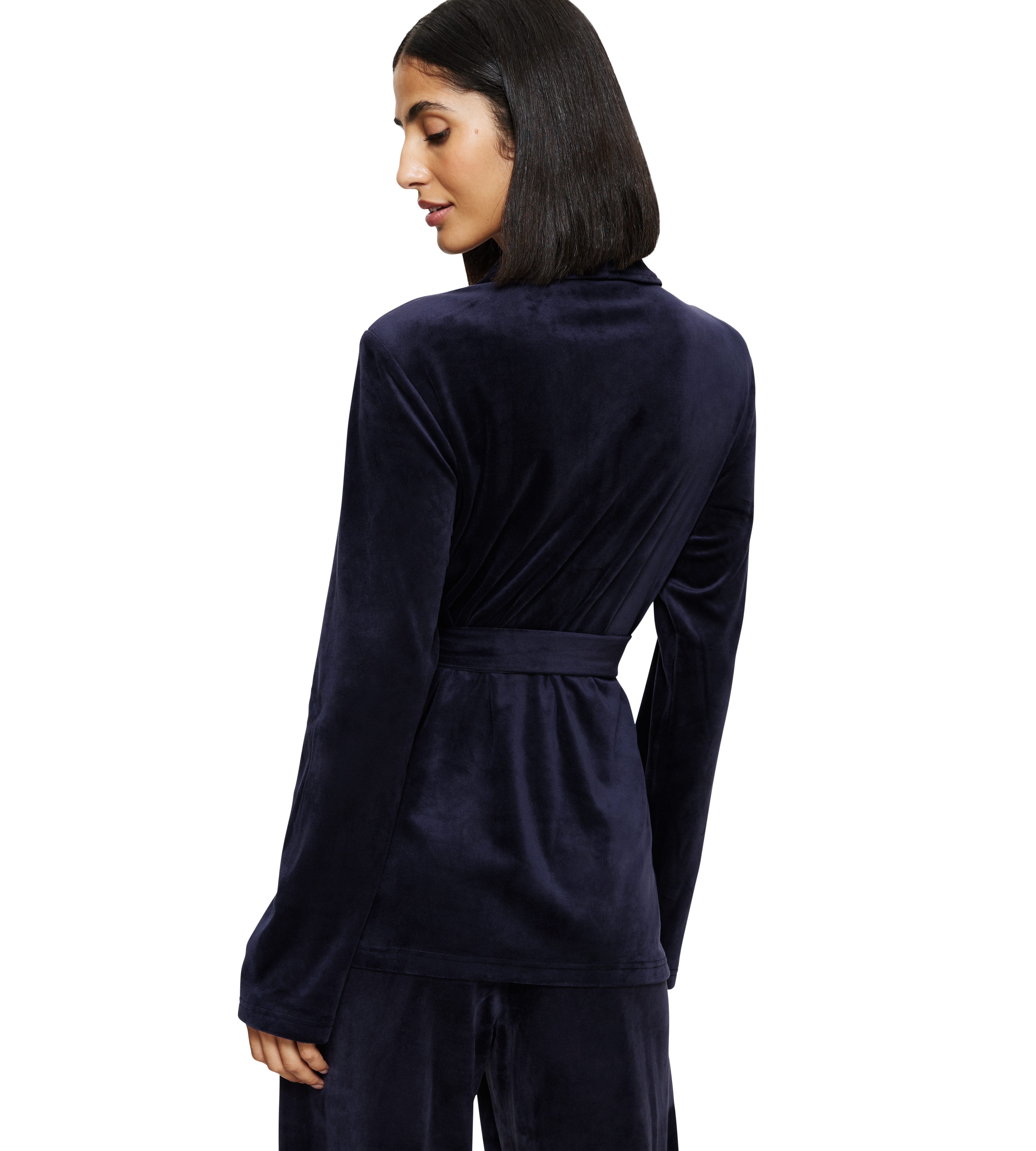 Triumph Ochtendjas Sensual Velour Robe Top (2 stuks)