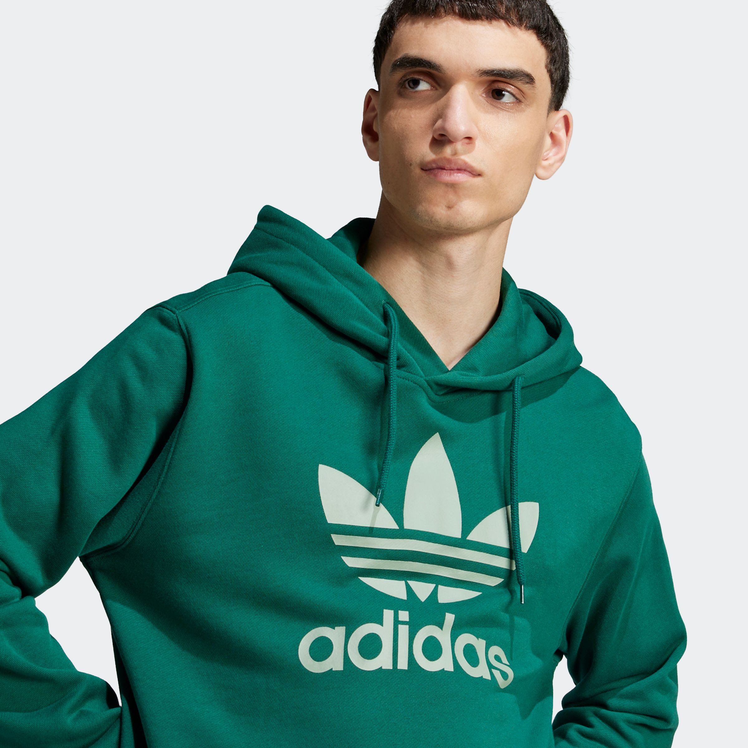 adidas Originals Hoodie TREFOIL HOODY Hoodie, sweatshirt met grote logo-opdruk