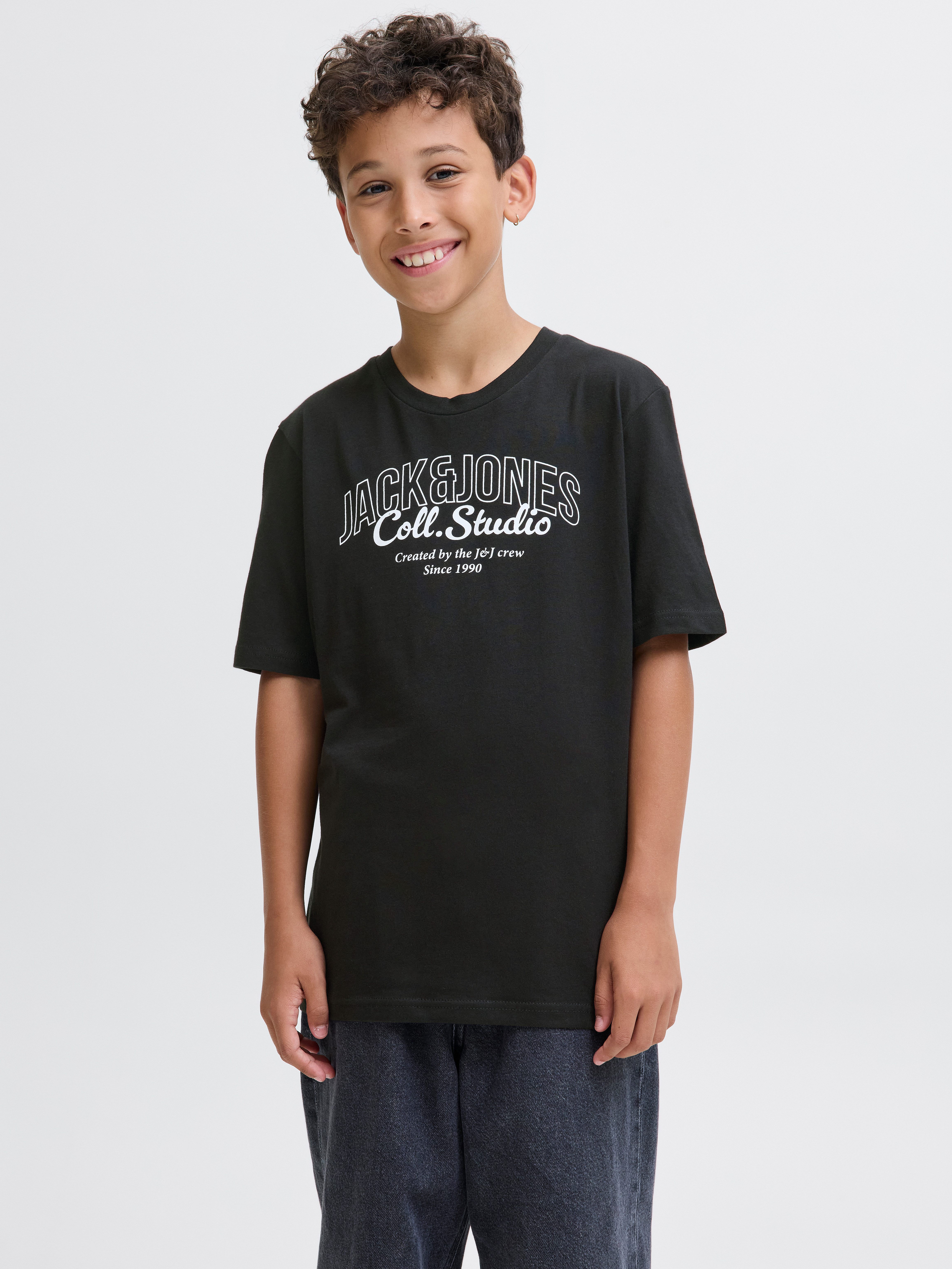 Jack & Jones Junior T-shirt JJMAKOTO TEE SS CREW NECK 2PK JNR (set, 2-delig)
