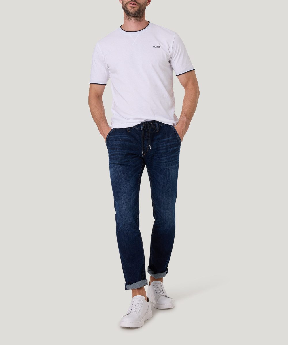 Pioneer Authentic Jeans T-shirt met contrastkleurige details