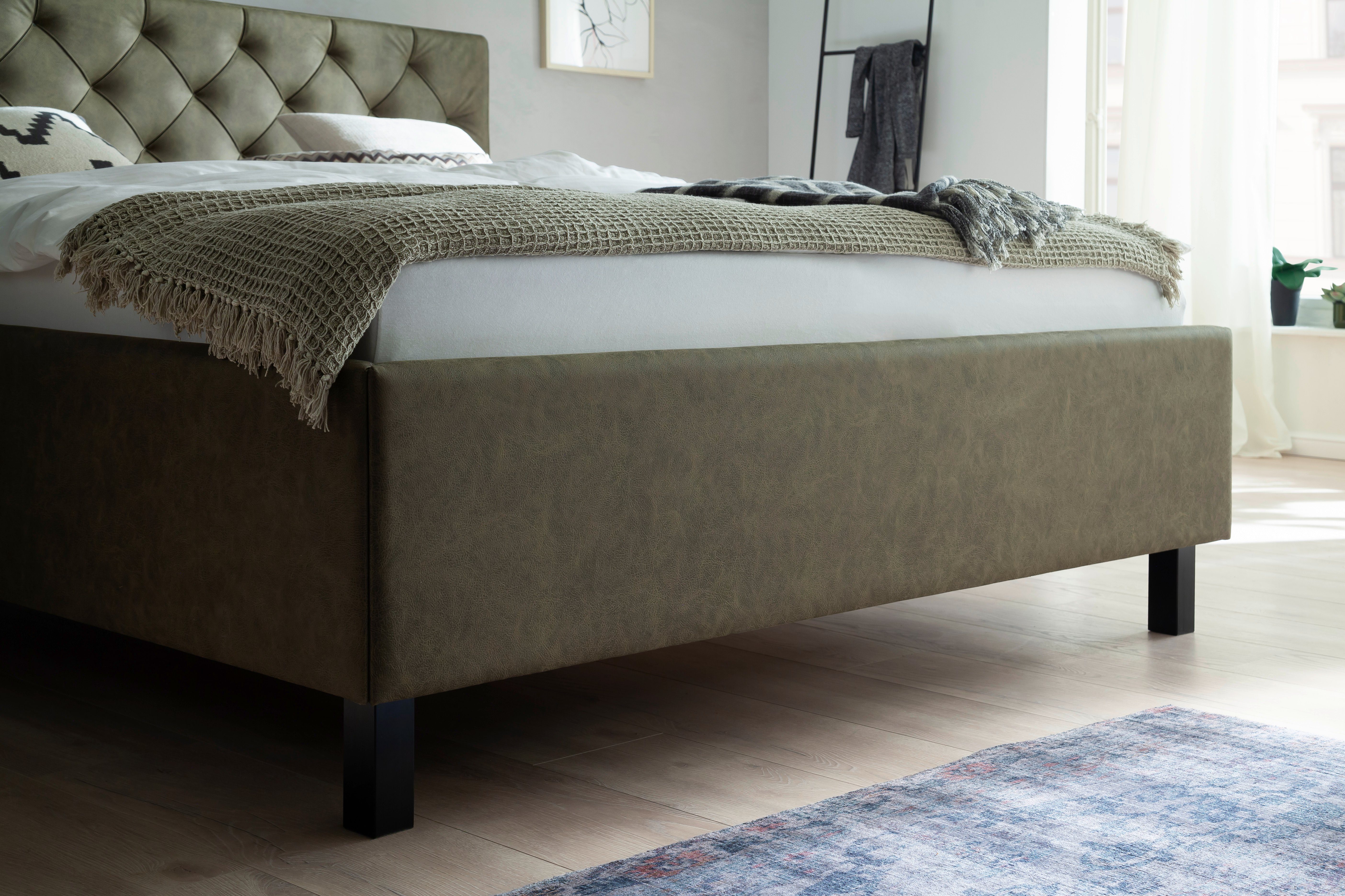 meise.möbel Gestoffeerd bed Sanremo met bedkist
