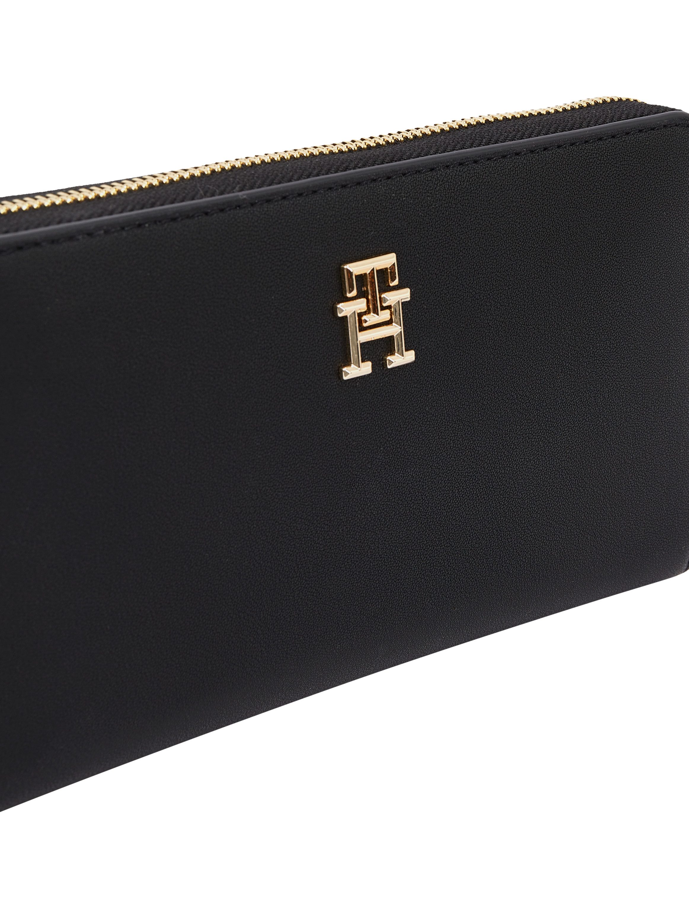 Tommy Hilfiger Portemonnee TH LOGOTAPE LRG ZA , dames portemonnee, portemonnee in rechthoekig formaat