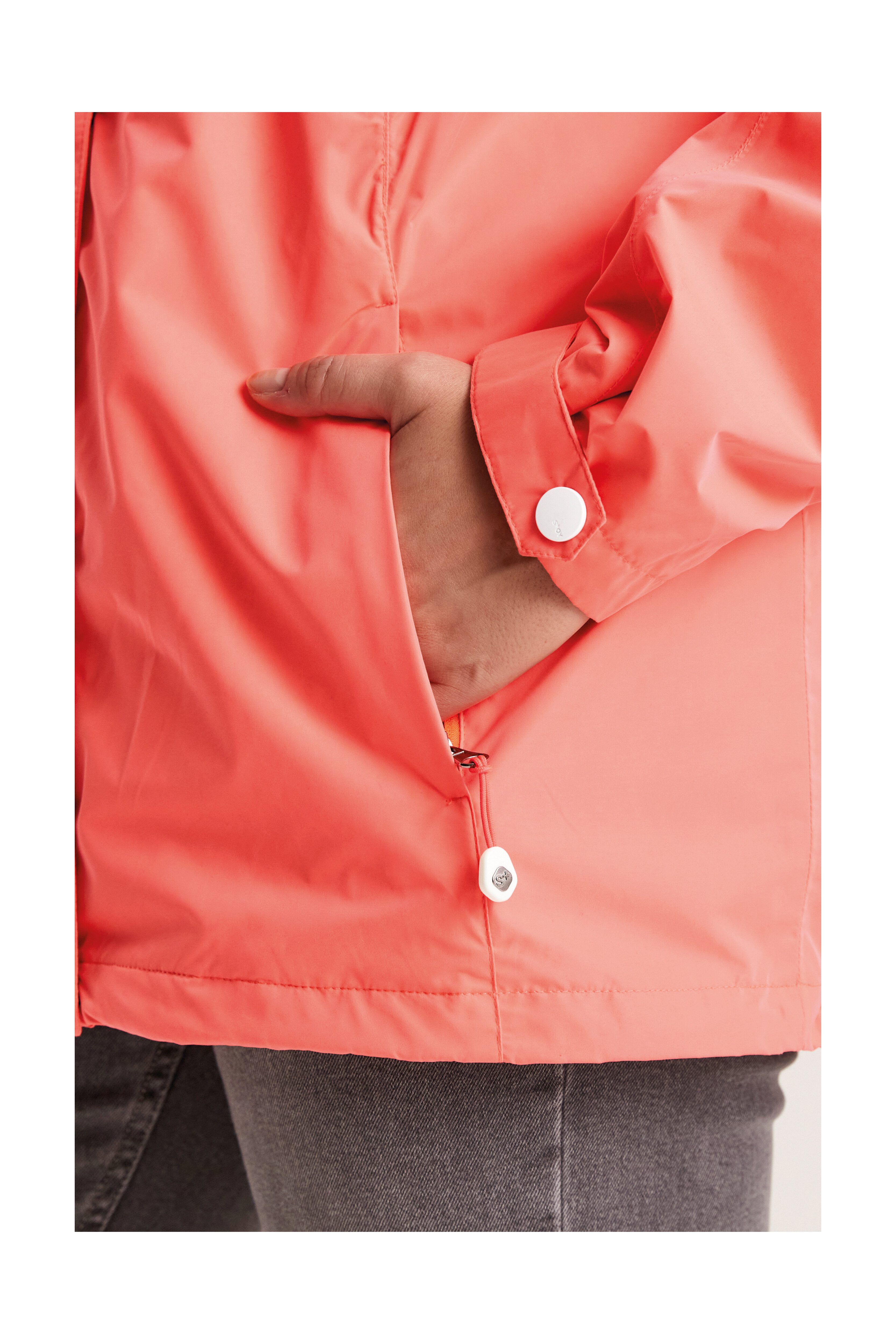 STOY Outdoorjack STS 11 WMN JCKT Waterdichte, ademende STOY-jas met afneembare capuchon