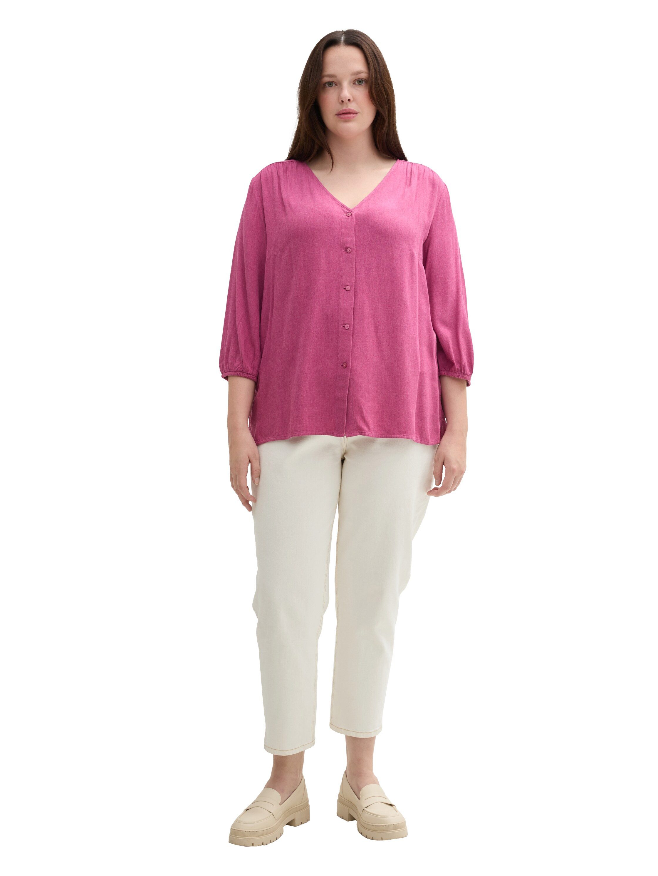 TOM TAILOR MY TRUE ME Klassieke blouse met 3 4-mouwen