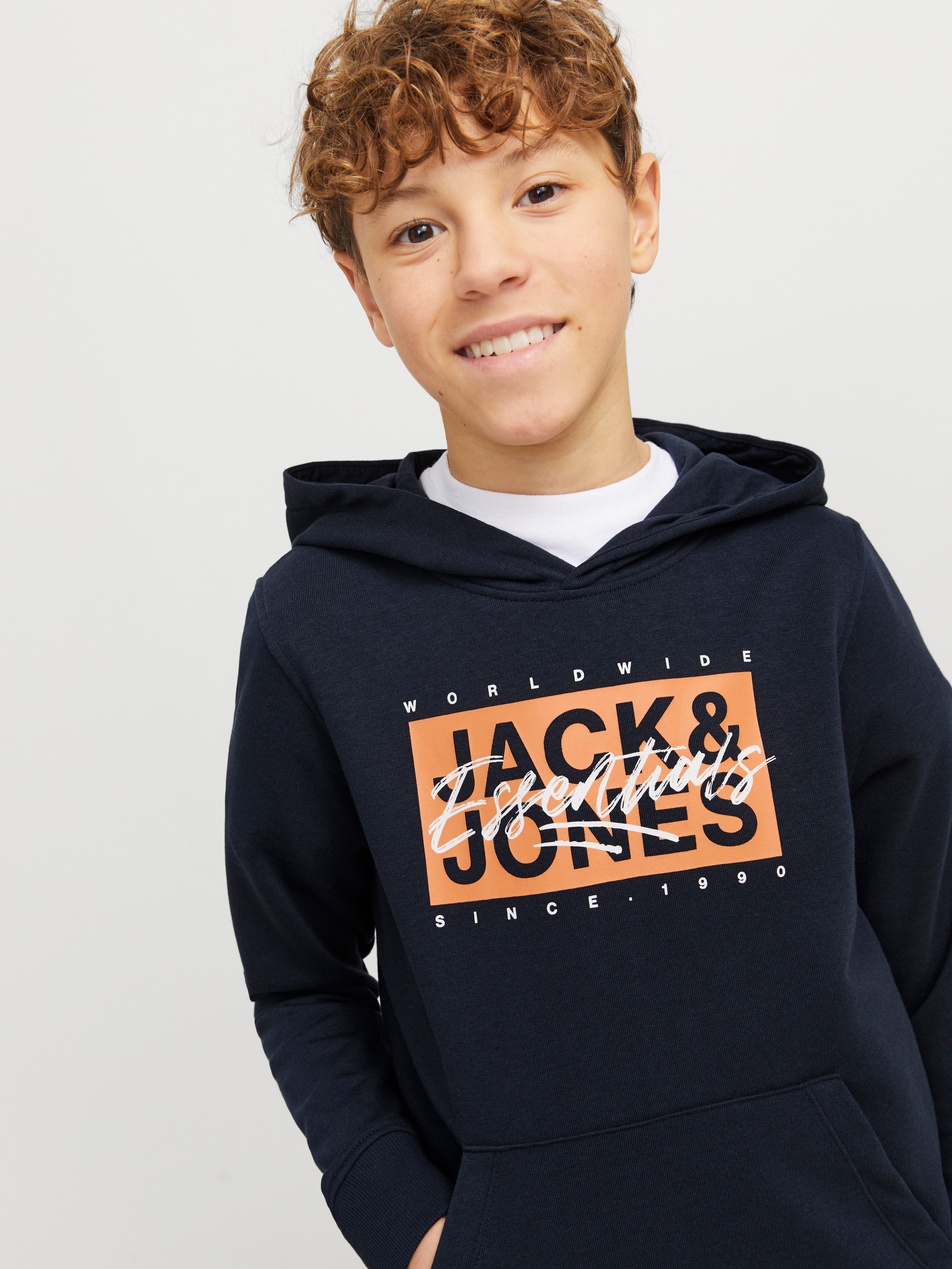 Jack & Jones Junior Hoodie JJCOLTON SWEAT HOOD JNR