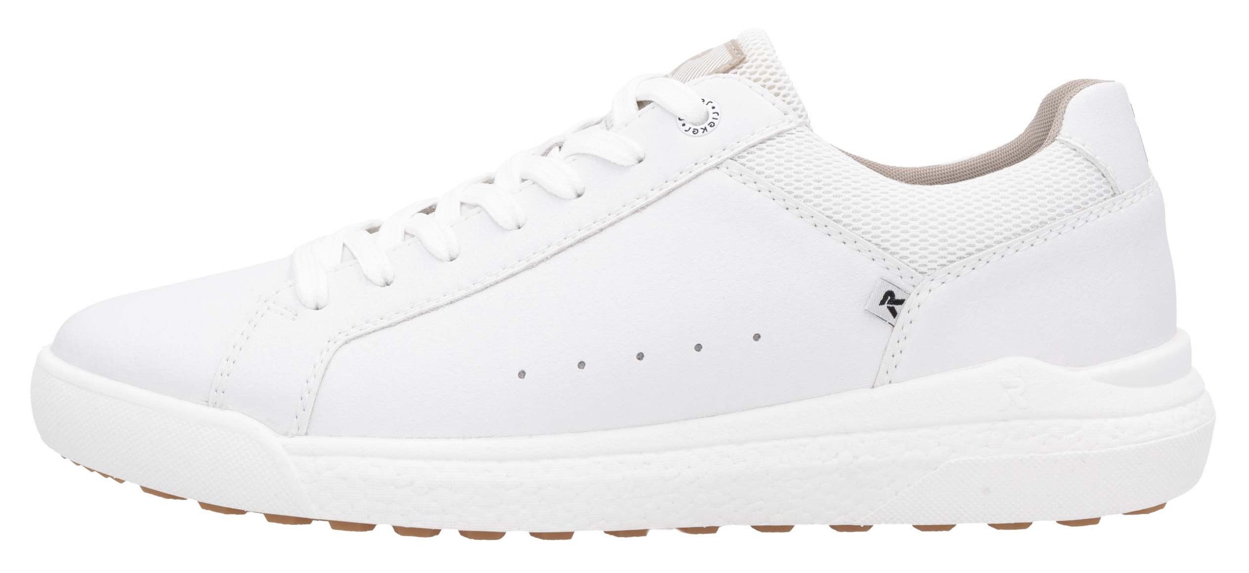 RIEKER Sport Sneakers met gepolsterde schaprand, vrijetijdsschoen, lage schoen, veterschoen