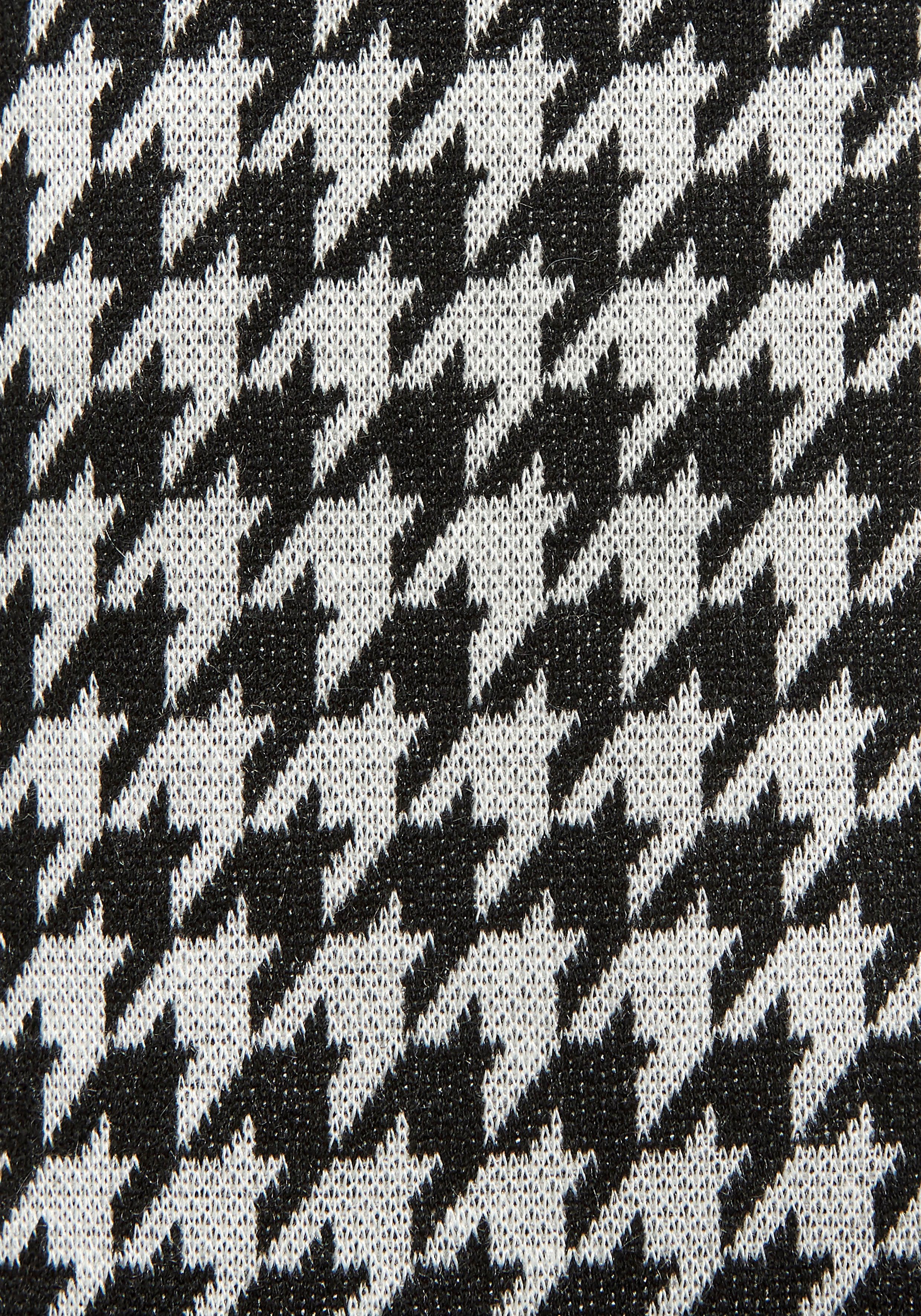 Lascana Comfortbroek met houndstooth patroon en zijzakken